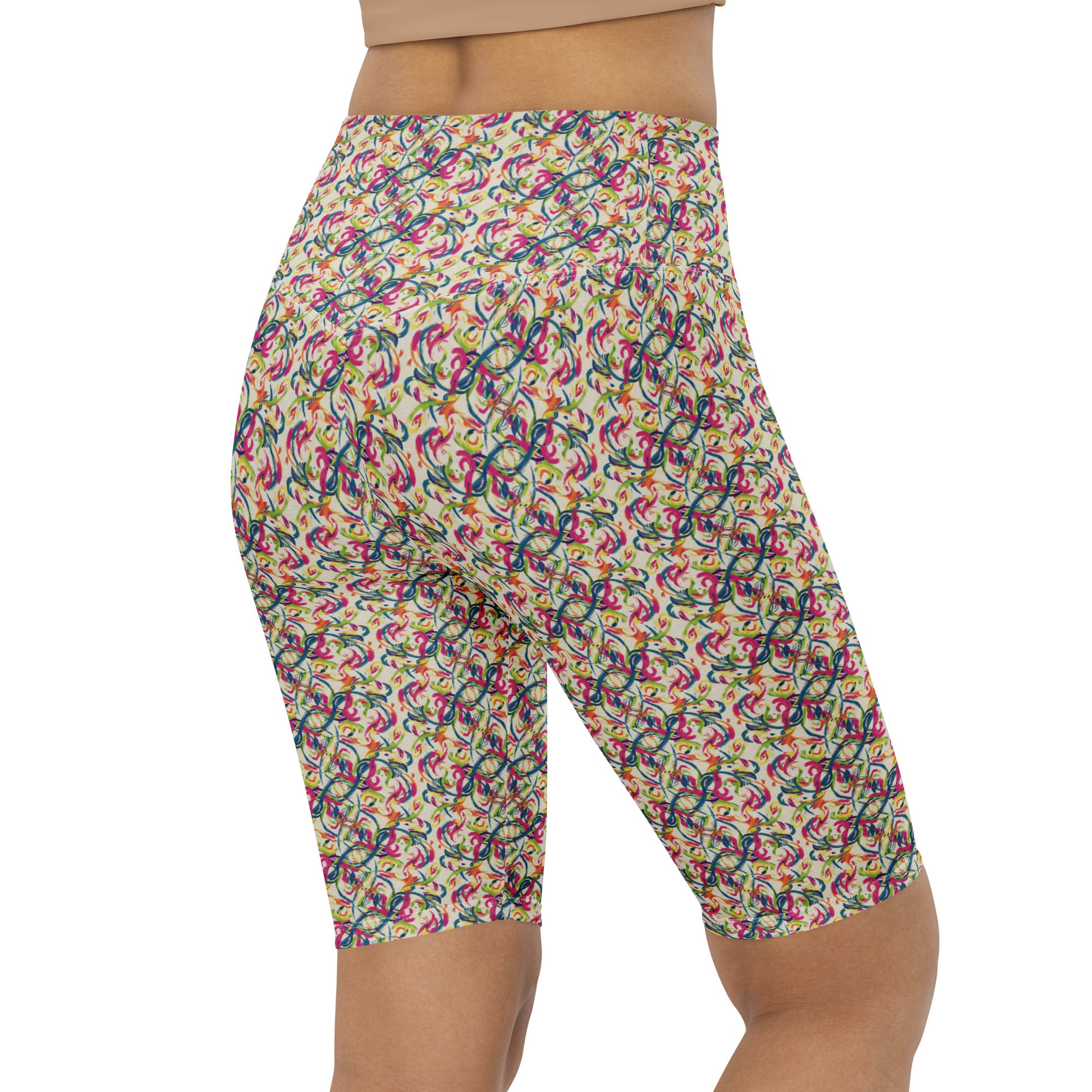 Ciao Bella Script Bike Shorts | GearBunch
