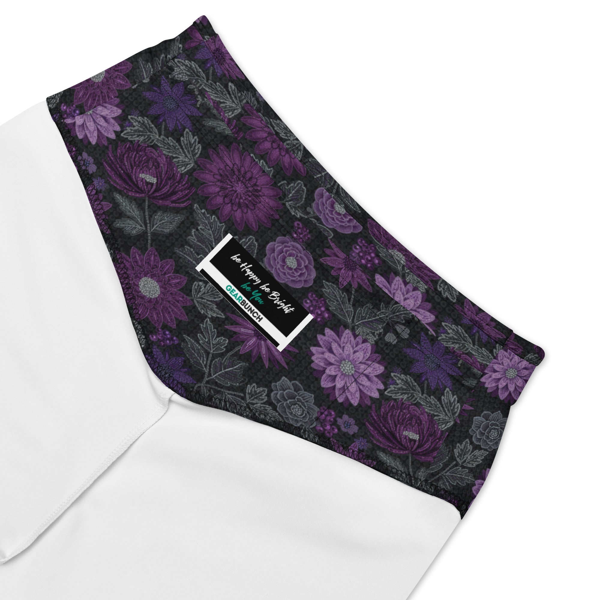Jewel Paillette Orchid Bike Shorts | GearBunch