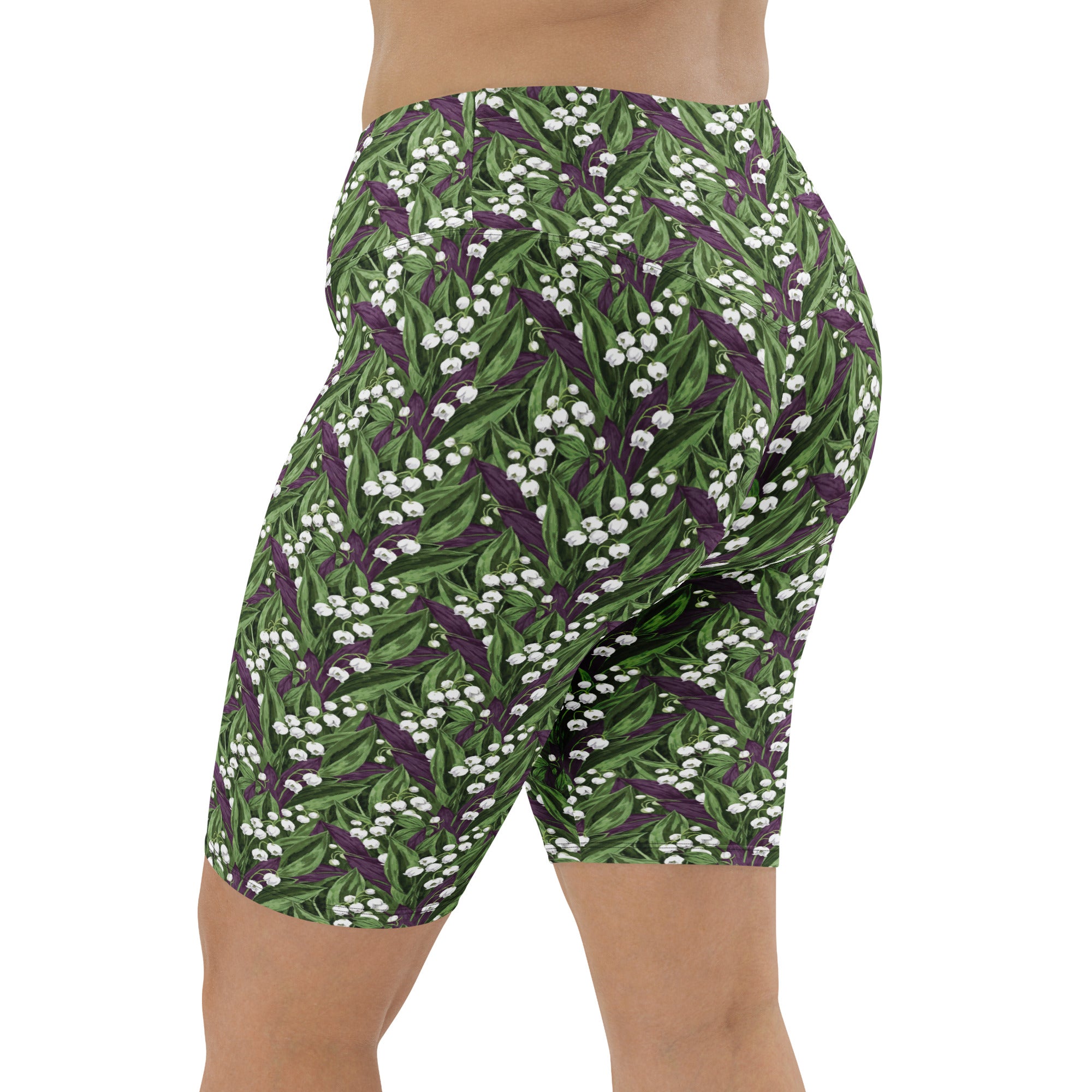 Lily of the Valley Bike Shorts | GearBunch