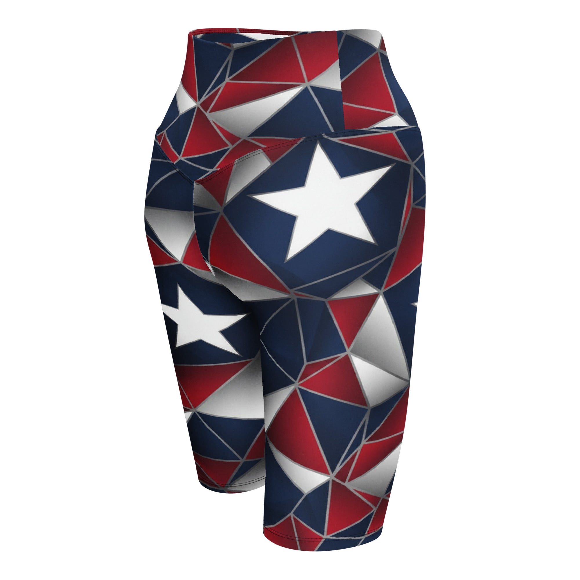 Geometric Flag Prism Bike Shorts | GearBunch