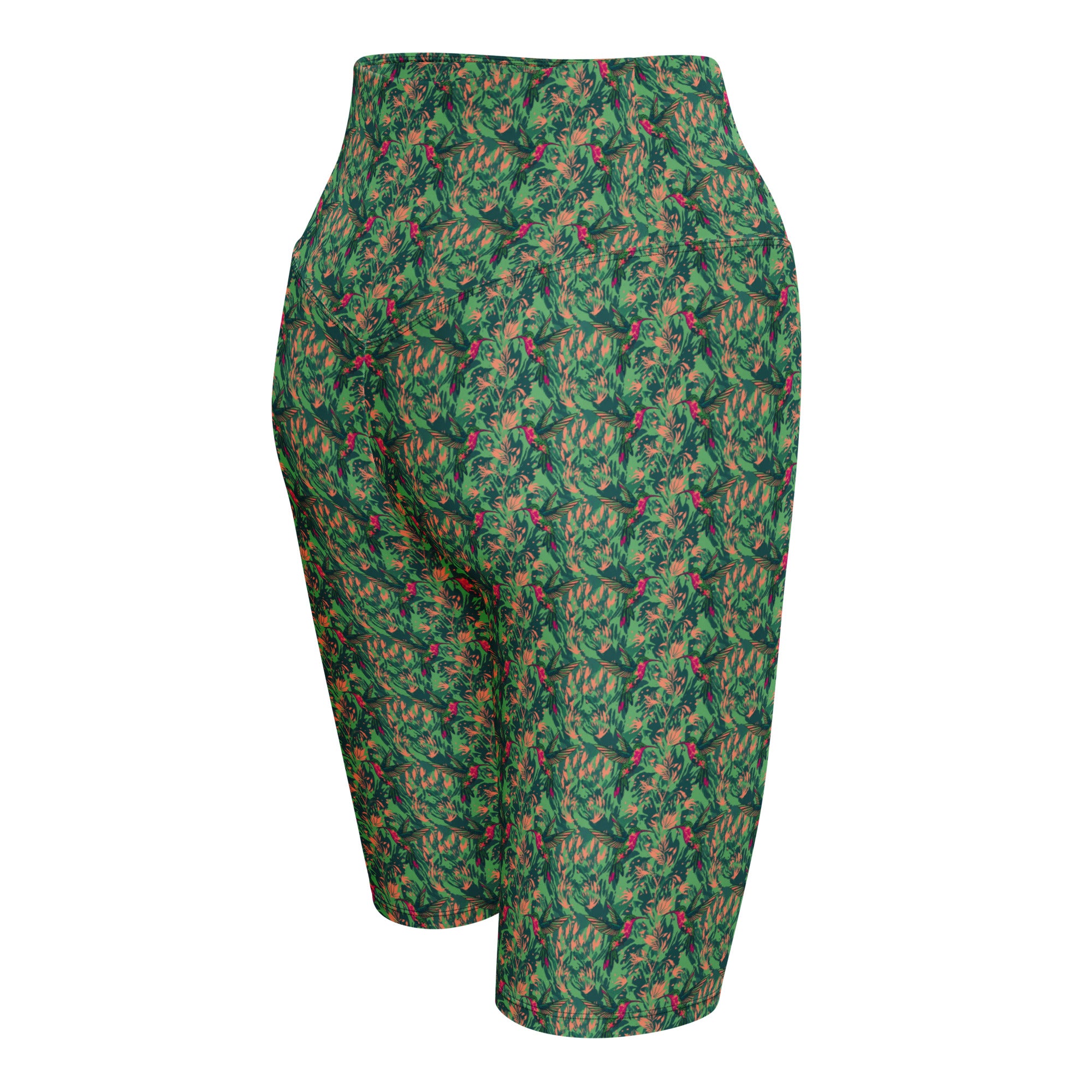 Ruby-throated Hummingbird Bike Shorts | GearBunch