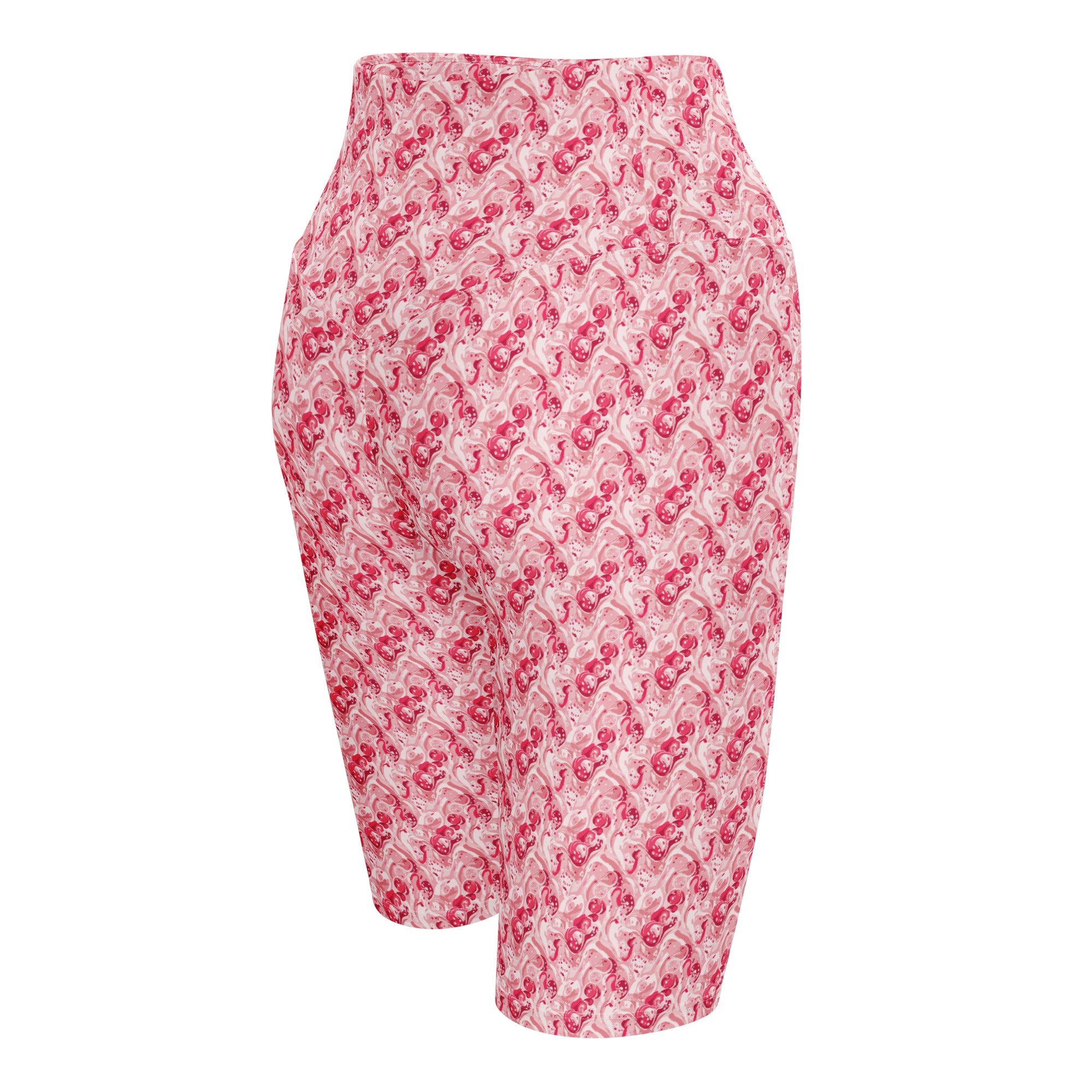 Cherry Strawberry Cream Bike Shorts | GearBunch