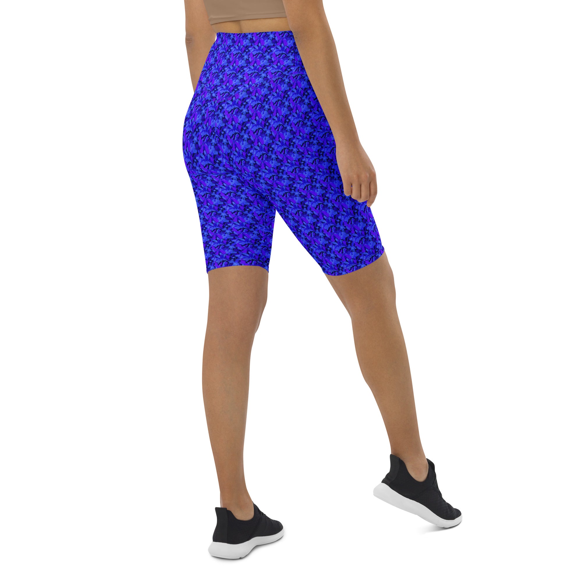 Touching Distance Abstract Bike Shorts | GearBunch