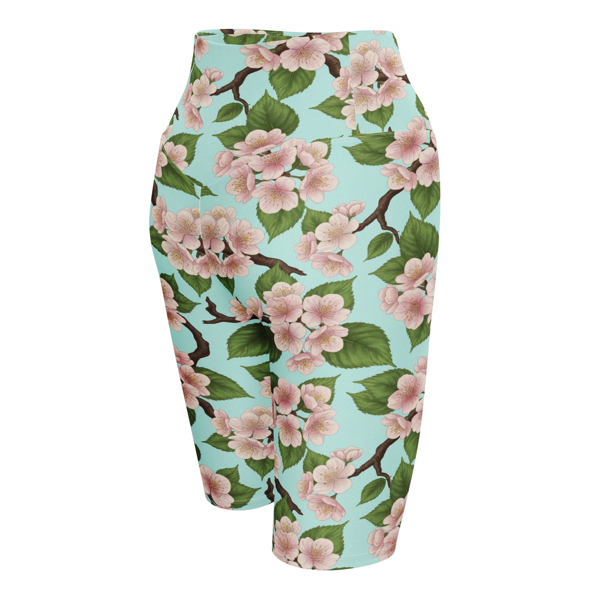 Cherry Blossom Branches Bike Shorts | GearBunch