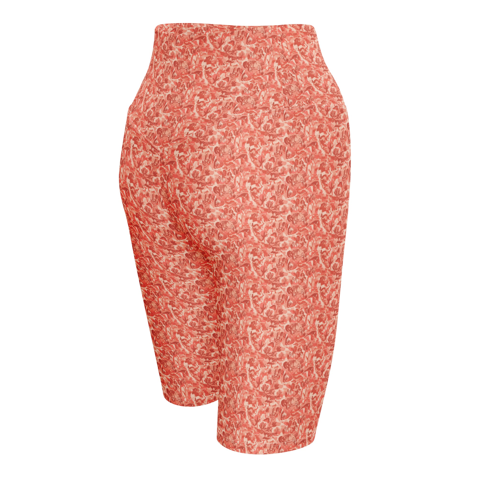 Distorted Cowboy Landscape Bike Shorts | GearBunch