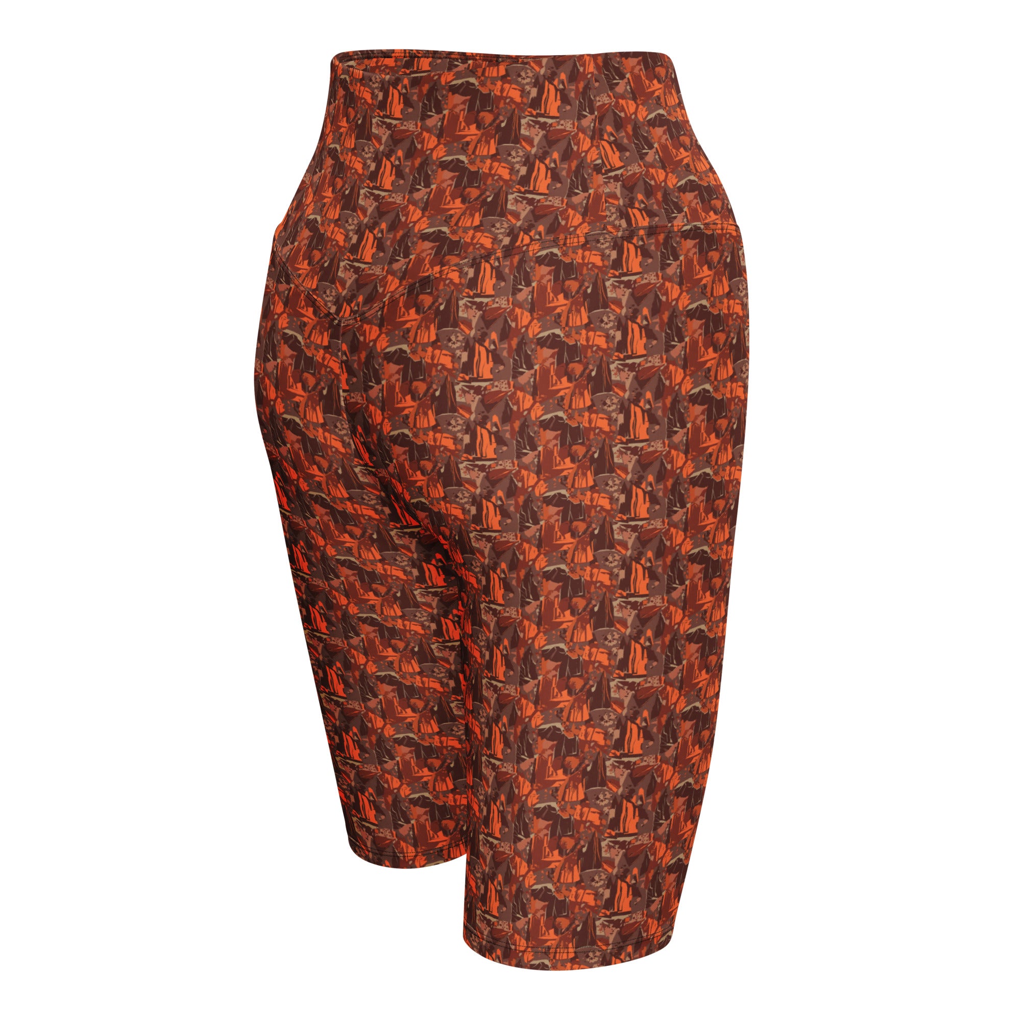Broken Desert Landscape Bike Shorts | GearBunch