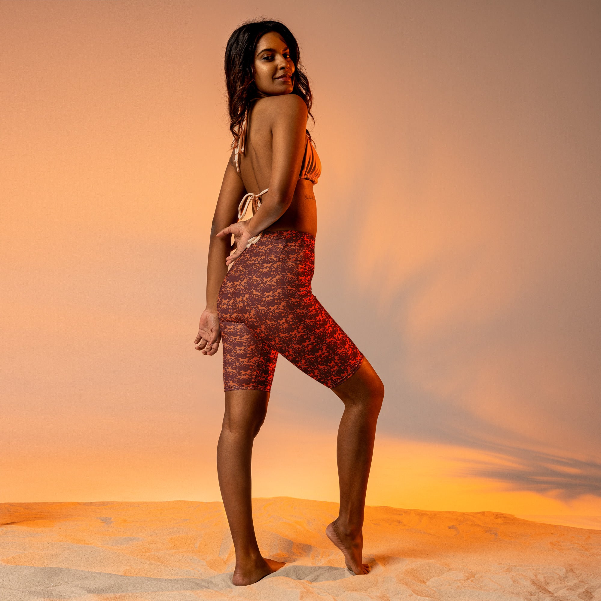 Minimal Fetch Art Bike Shorts | GearBunch