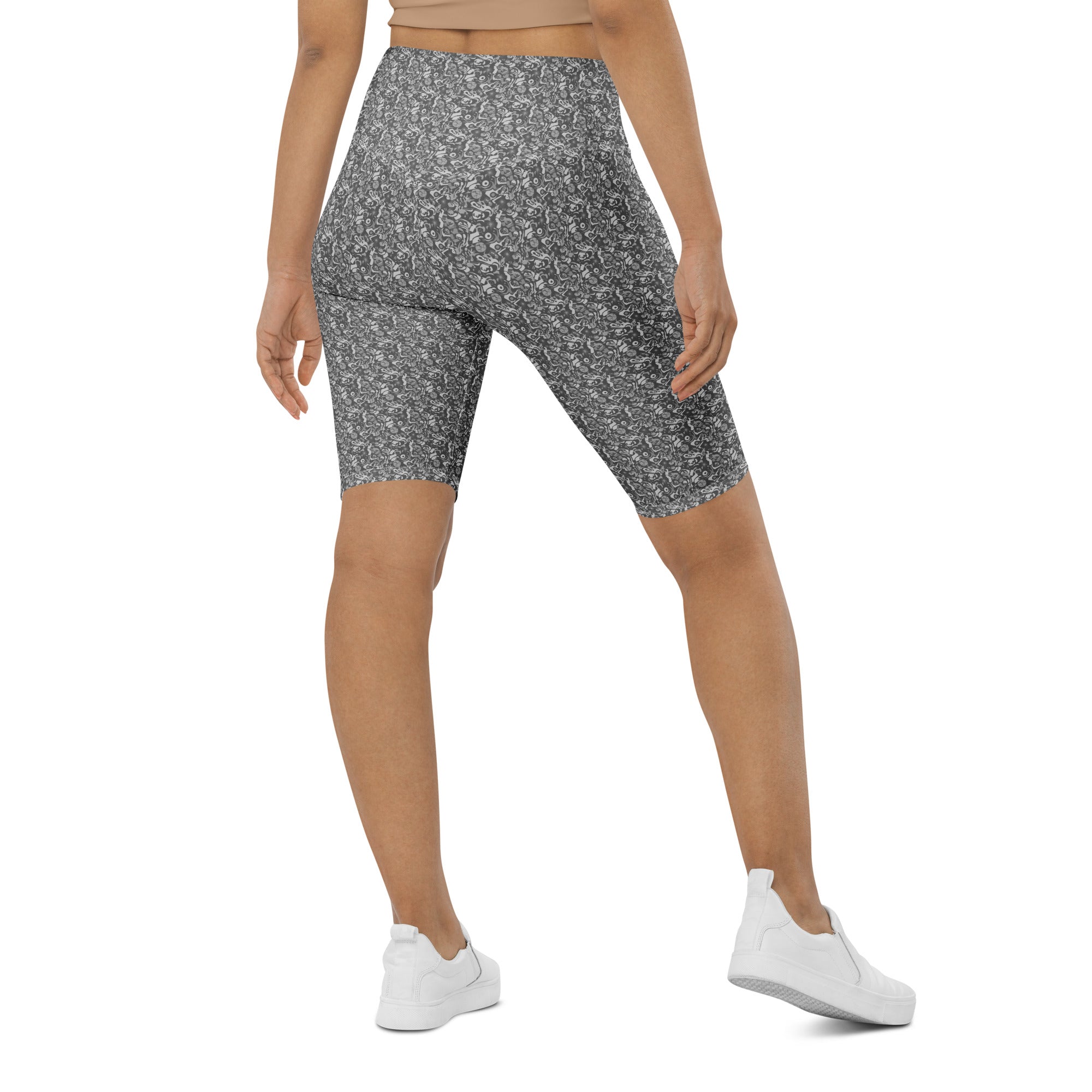 Psalm Abstract Bike Shorts | GearBunch