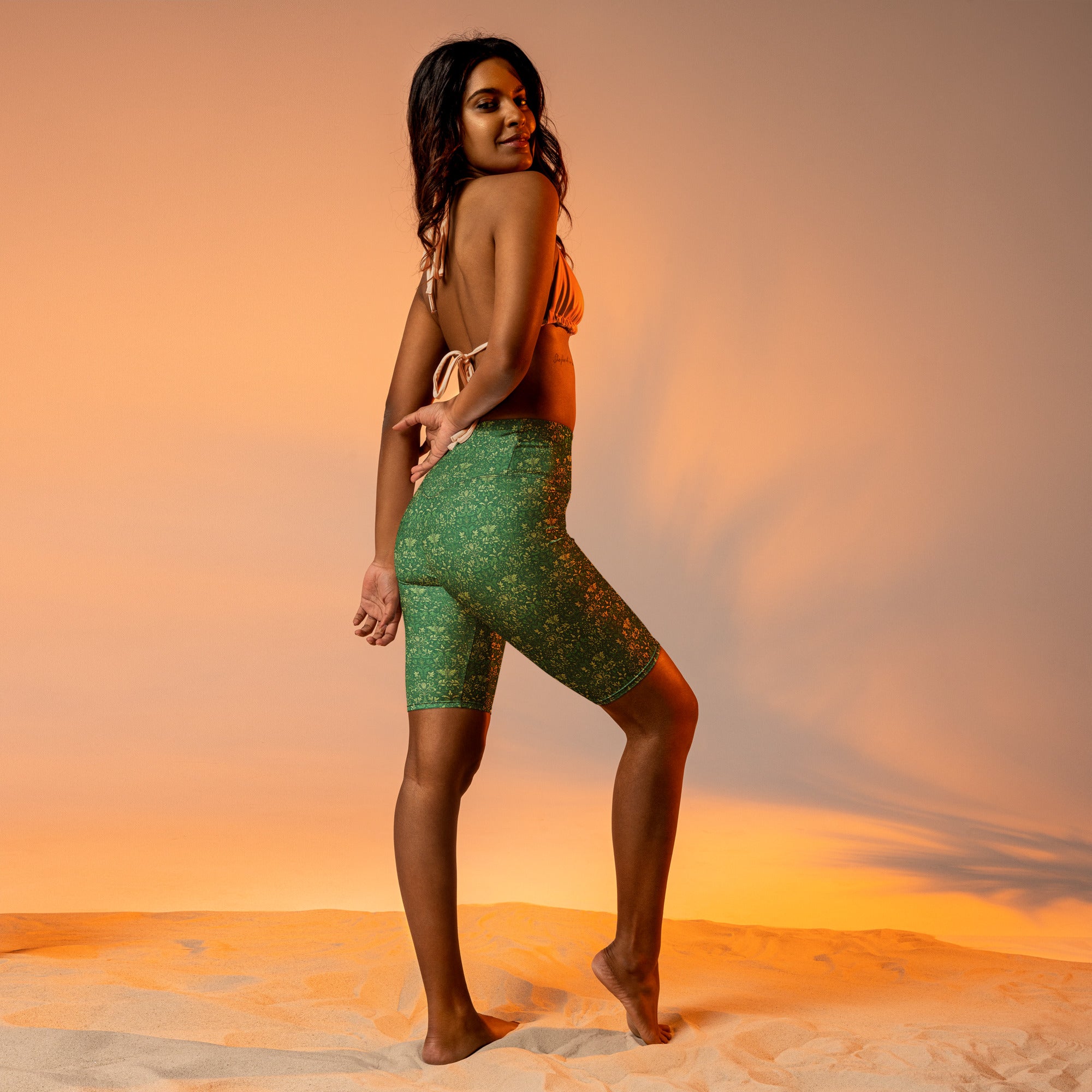 William Morris Tree Bike Shorts | GearBunch
