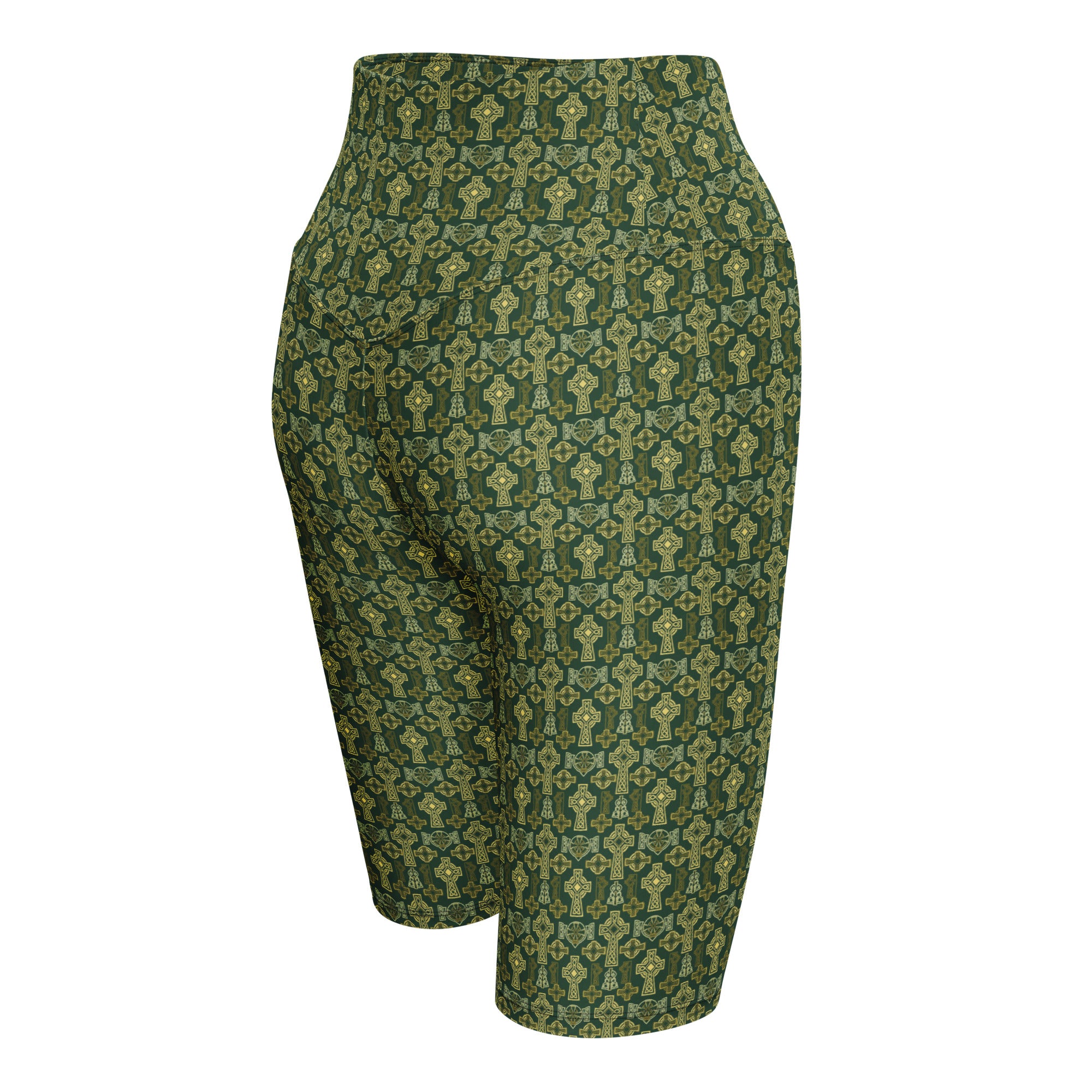 Celtic Cross Knotwork Bike Shorts | GearBunch