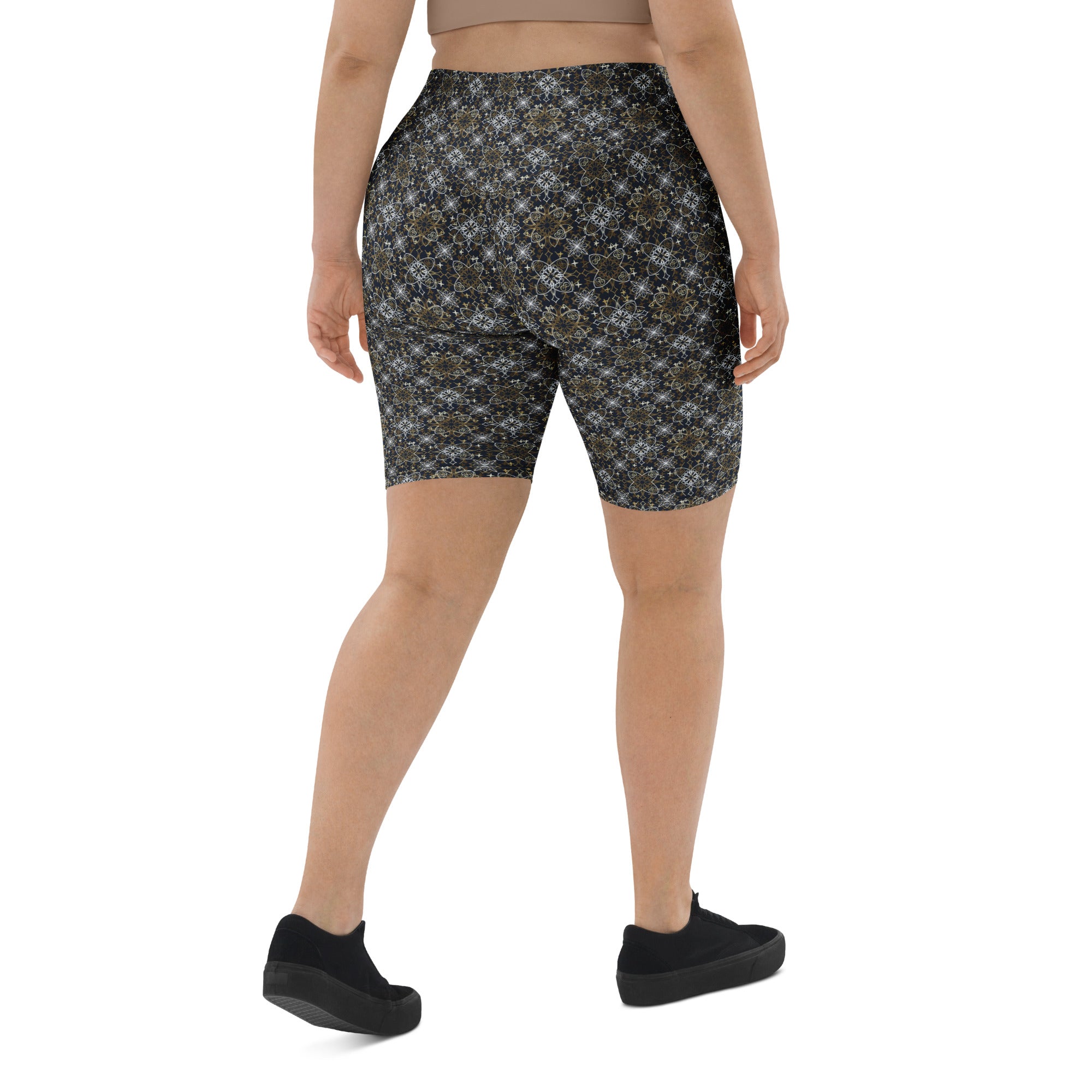 Cross Mandala Bike Shorts | GearBunch