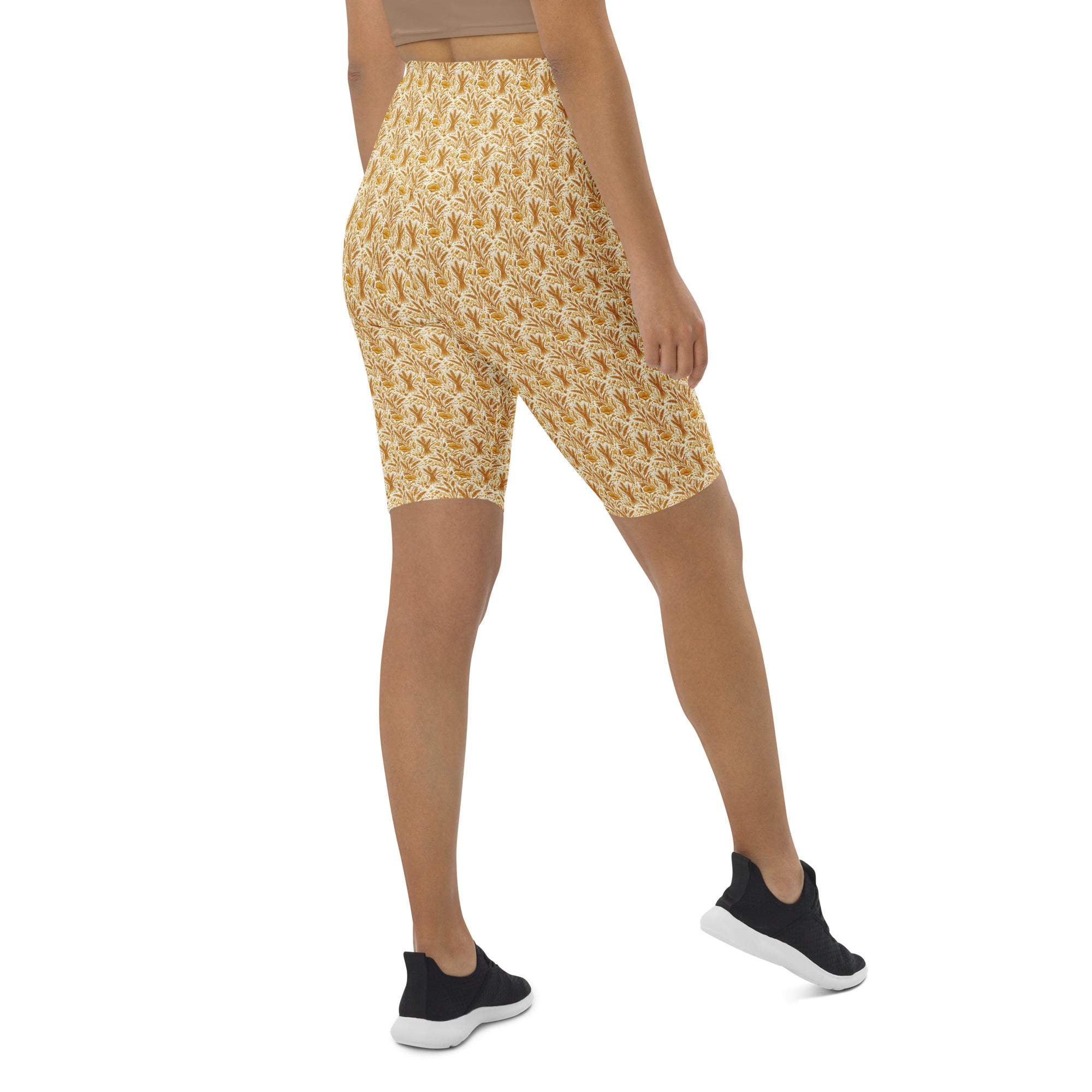 Wheat Field Harvest Bike Shorts | GearBunch