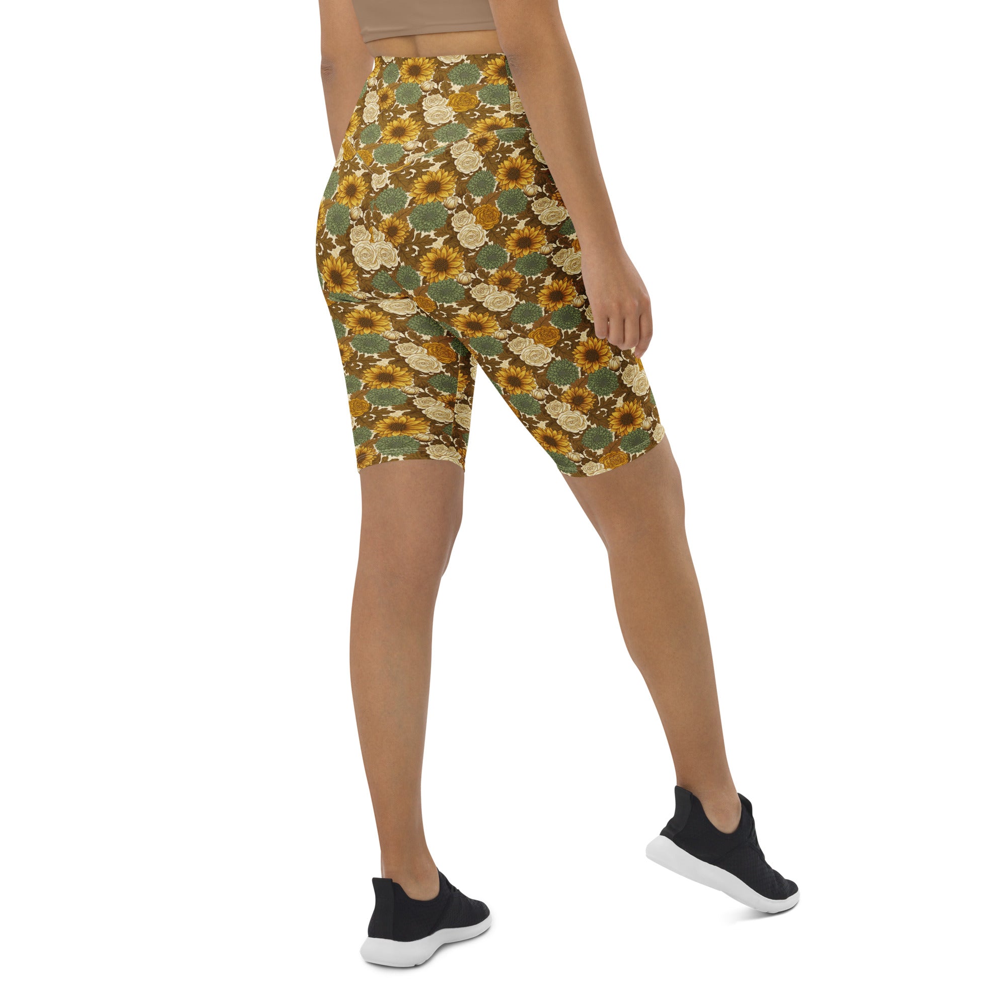 Virgo Harvest Botanical Bike Shorts | GearBunch