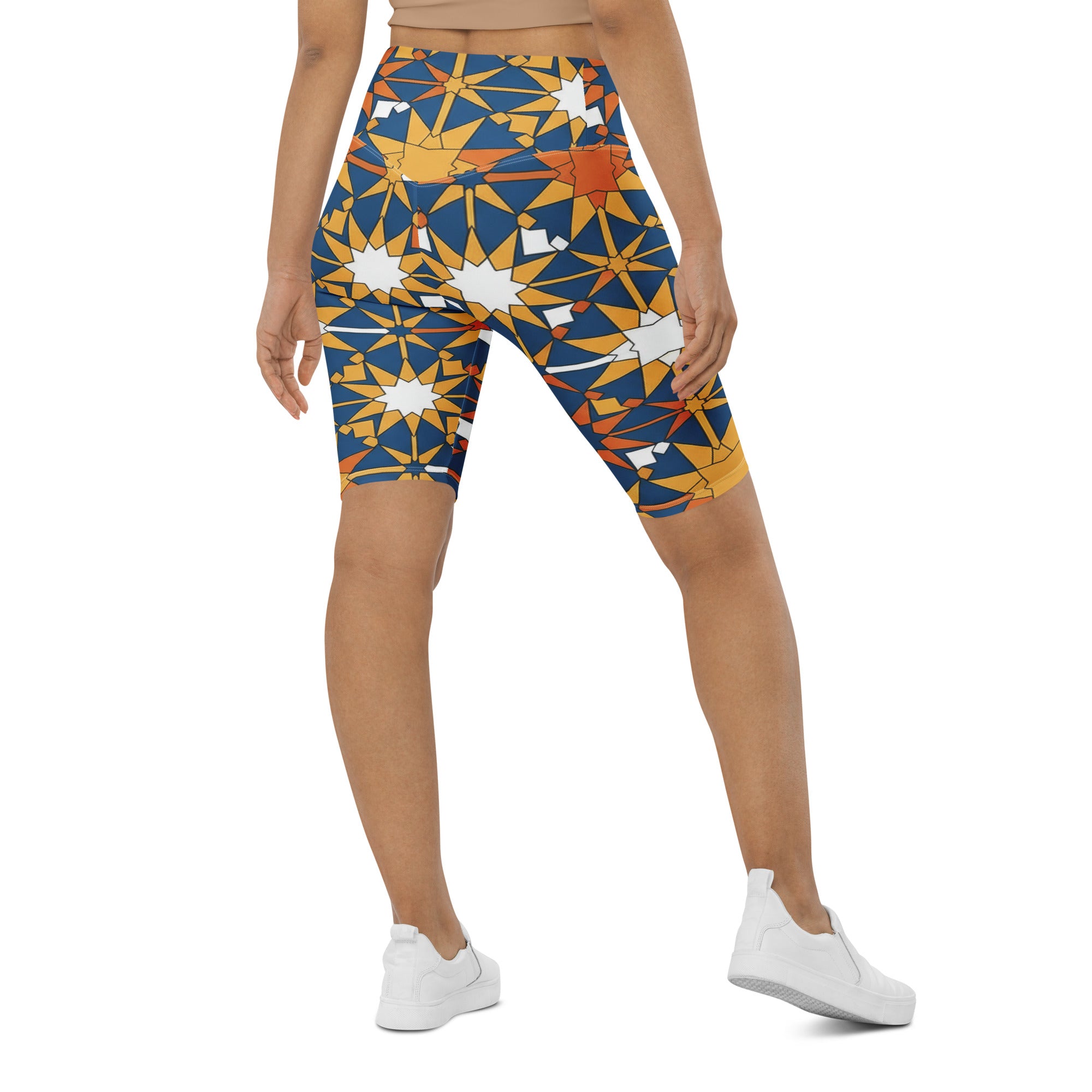 Zellige Ocean Sunset Bike Shorts | GearBunch