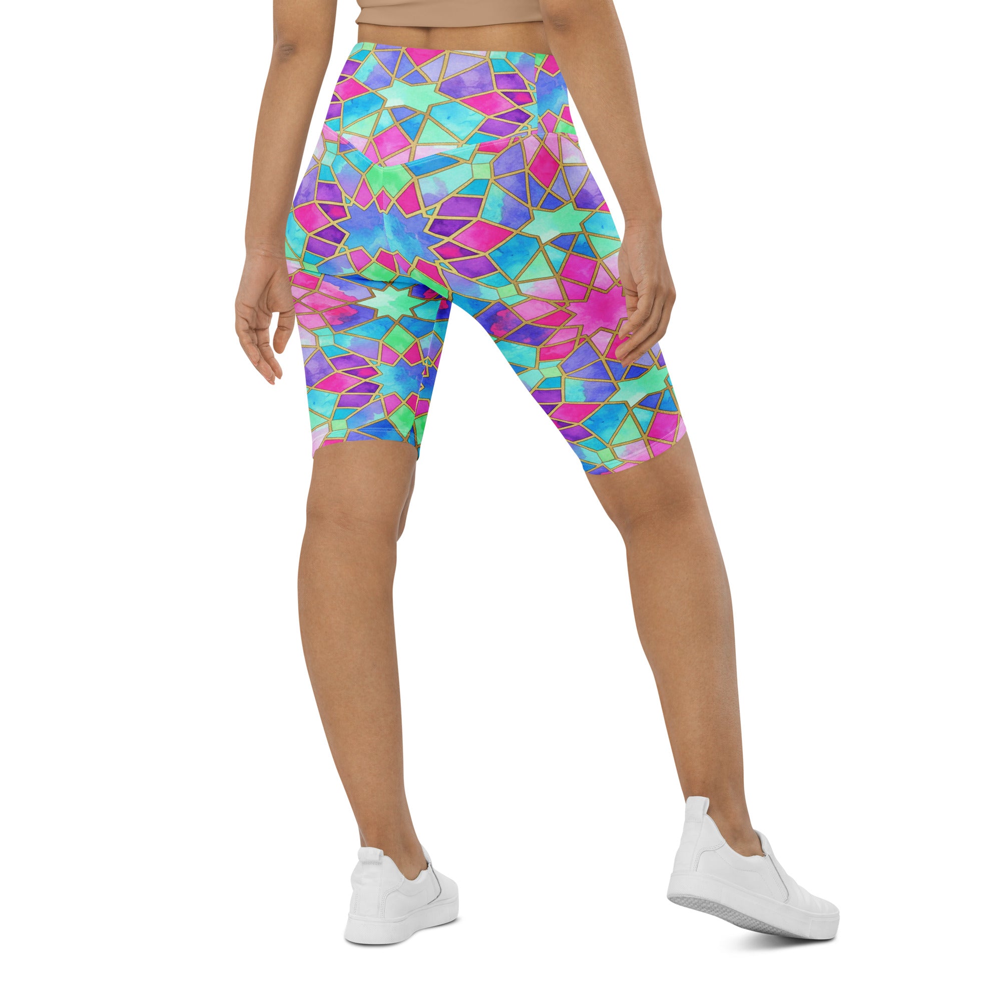Violet Dream Bike Shorts | GearBunch
