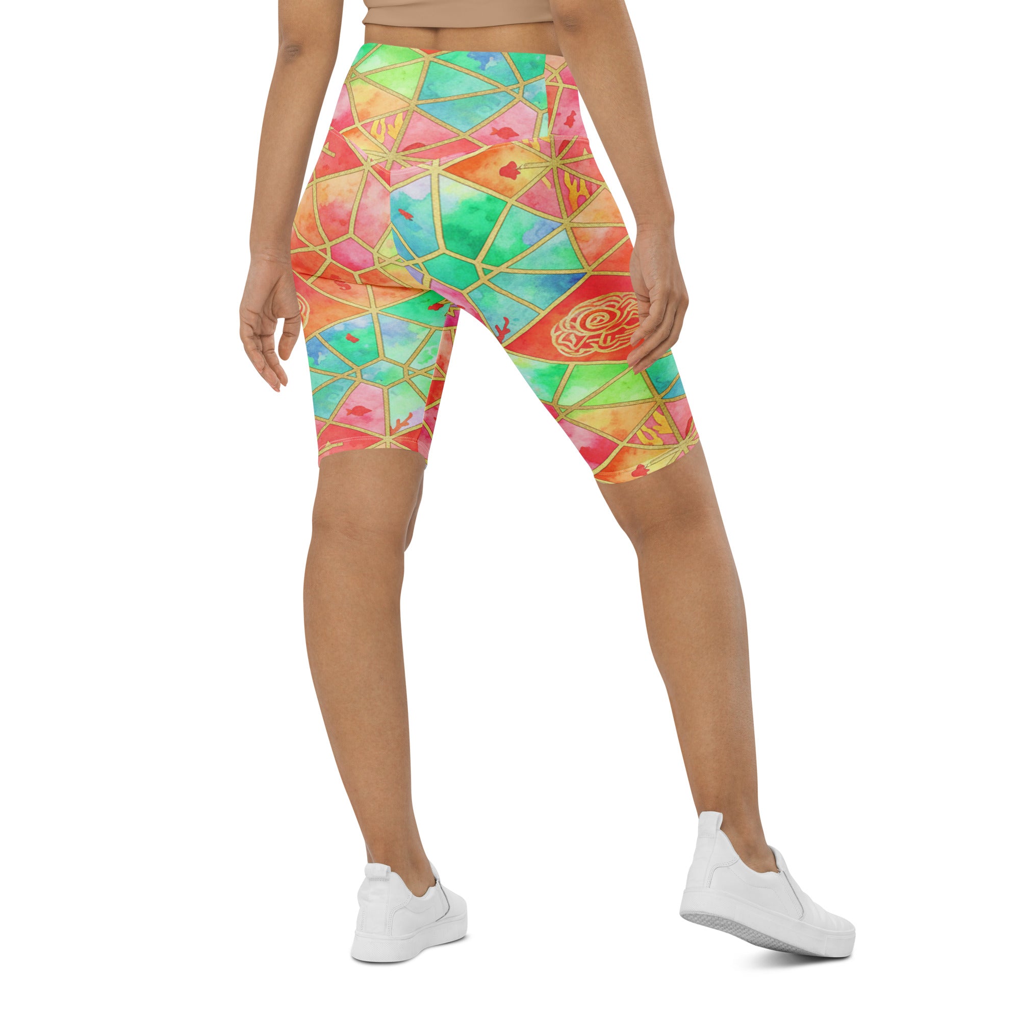 Coral Reef Bike Shorts | GearBunch