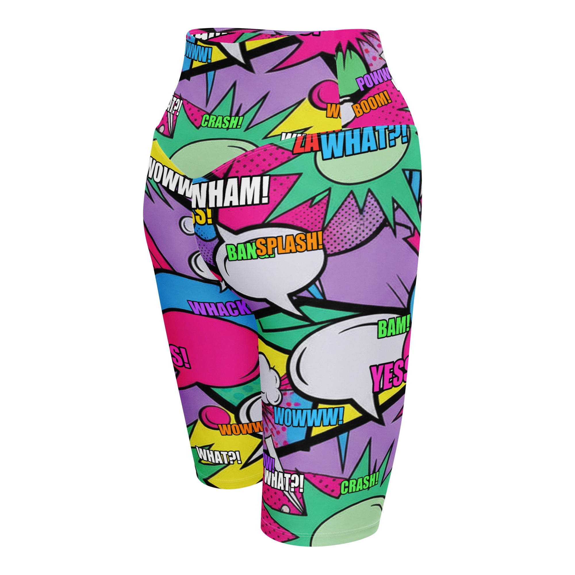 Comic Strip Pop Candy Bike Shorts | GearBunch