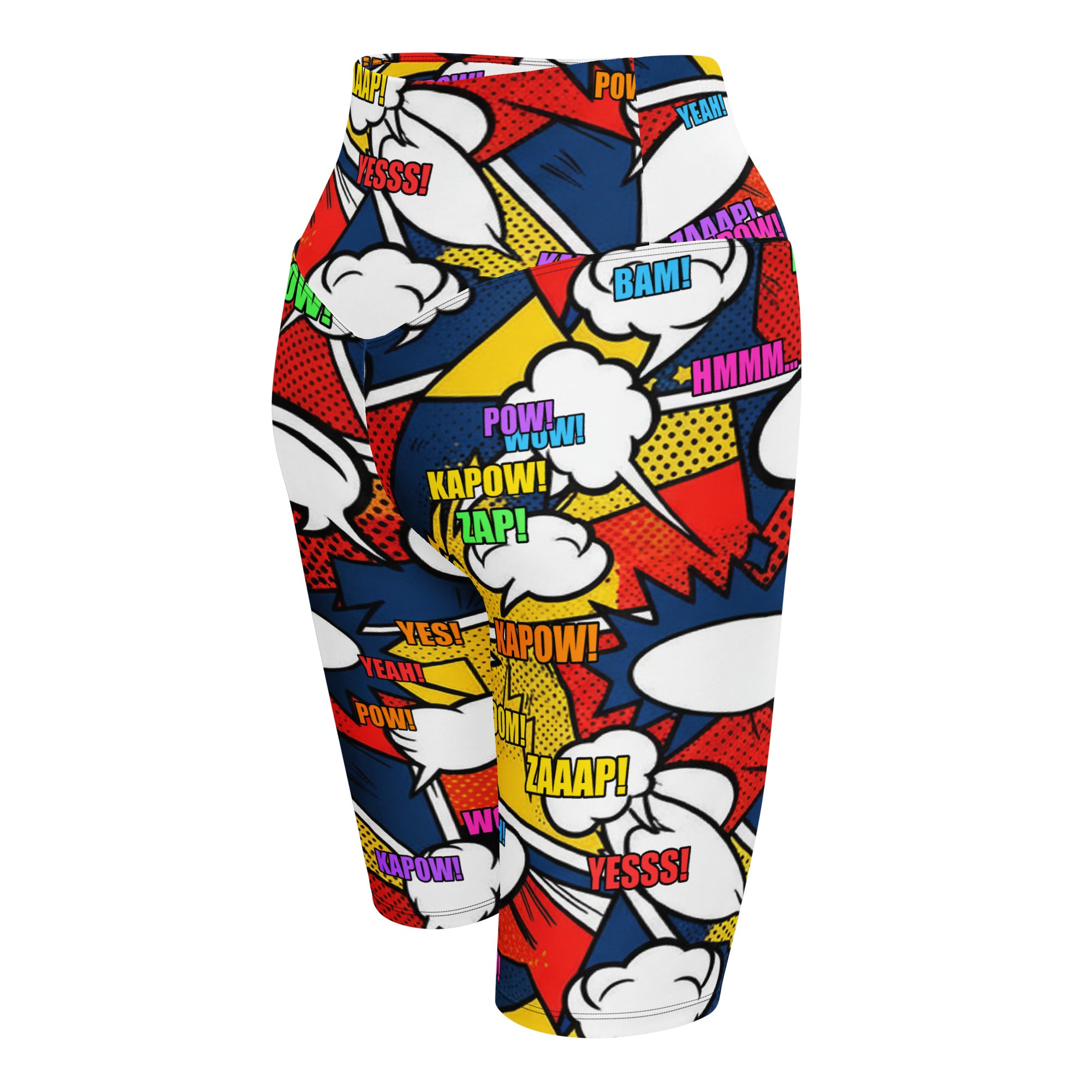 Comic Strip Thunder Punch Bike Shorts | GearBunch