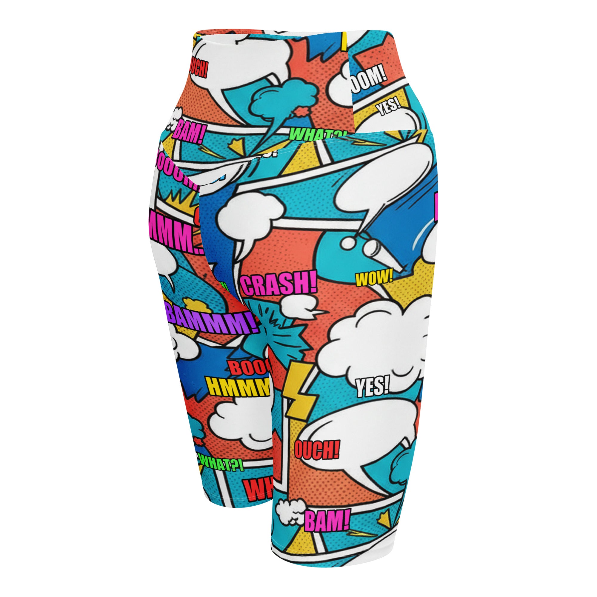 Comic Strip Surf Kapow Bike Shorts | GearBunch