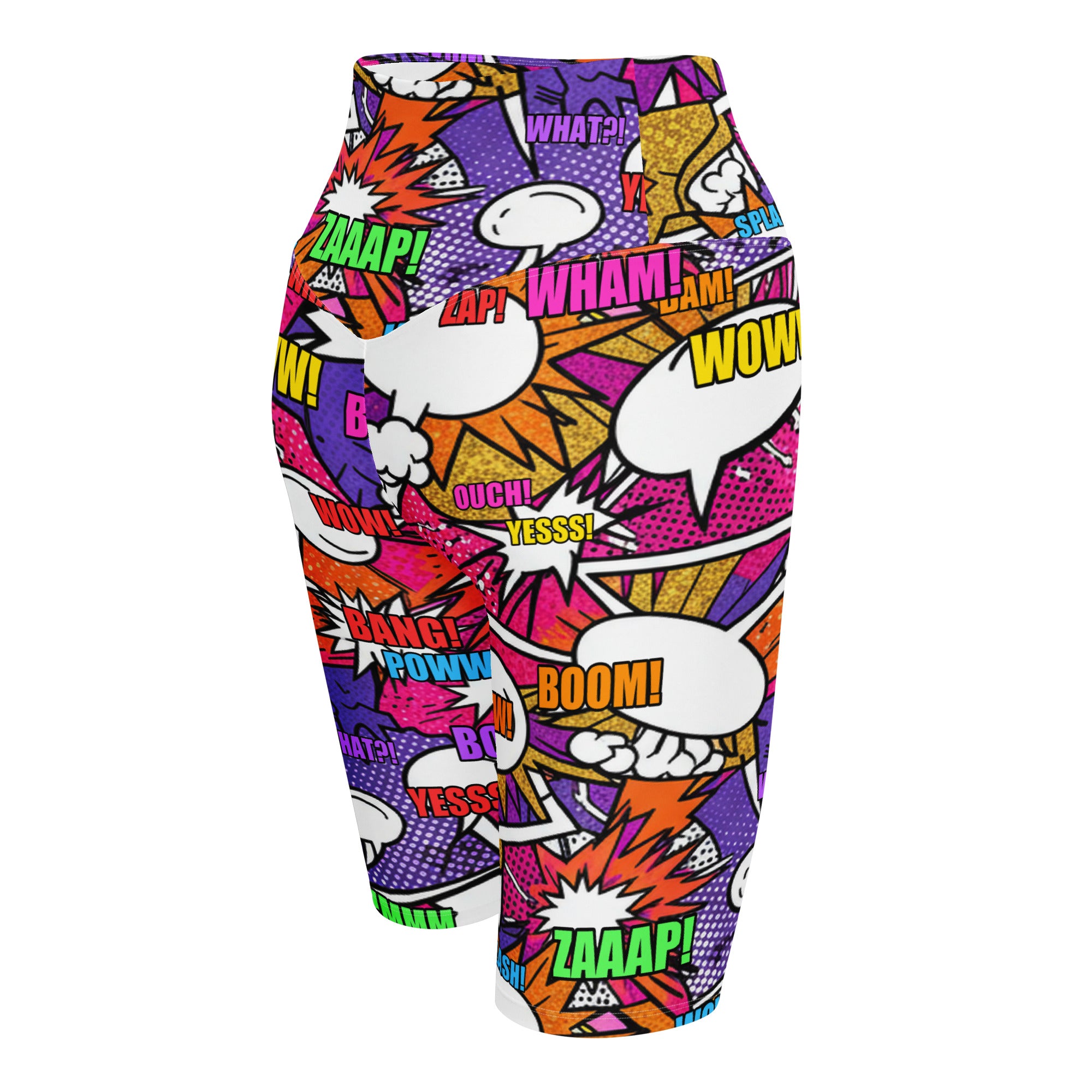 Comic Strip Disco Funk Bike Shorts | GearBunch