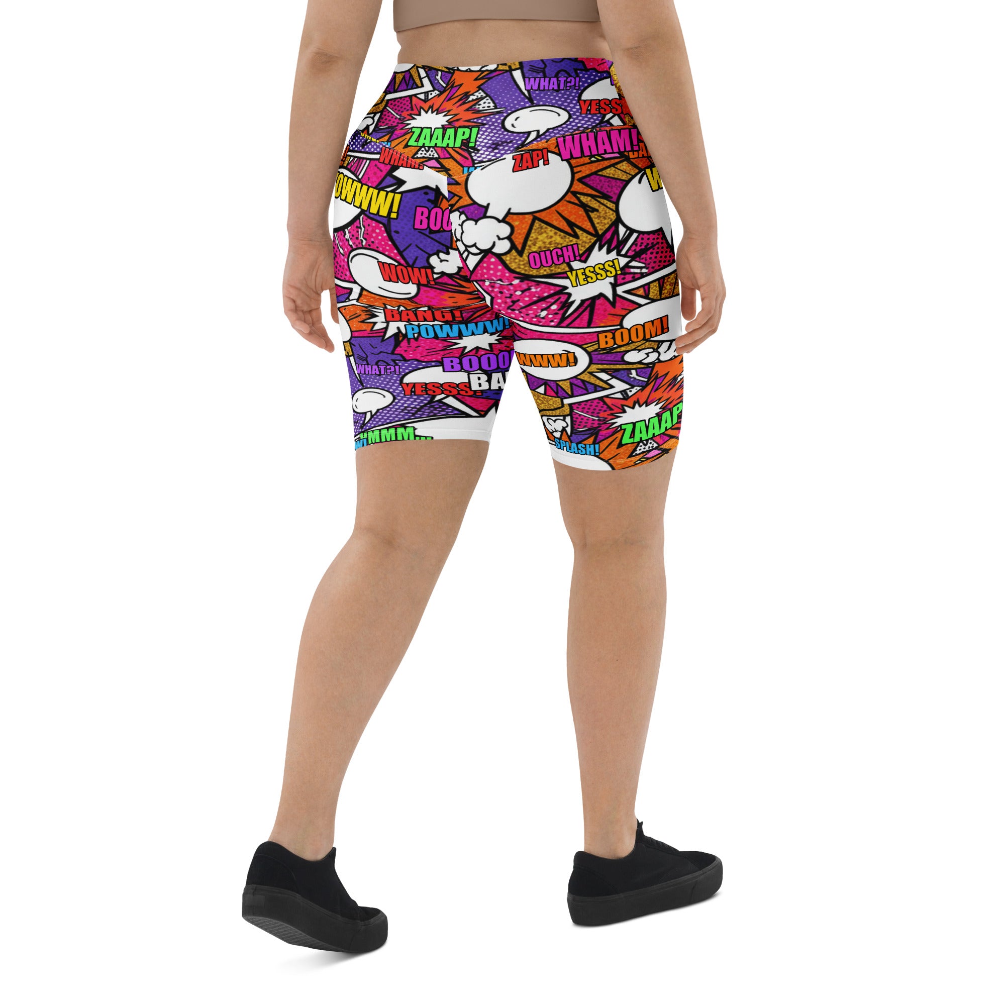 Comic Strip Disco Funk Bike Shorts | GearBunch