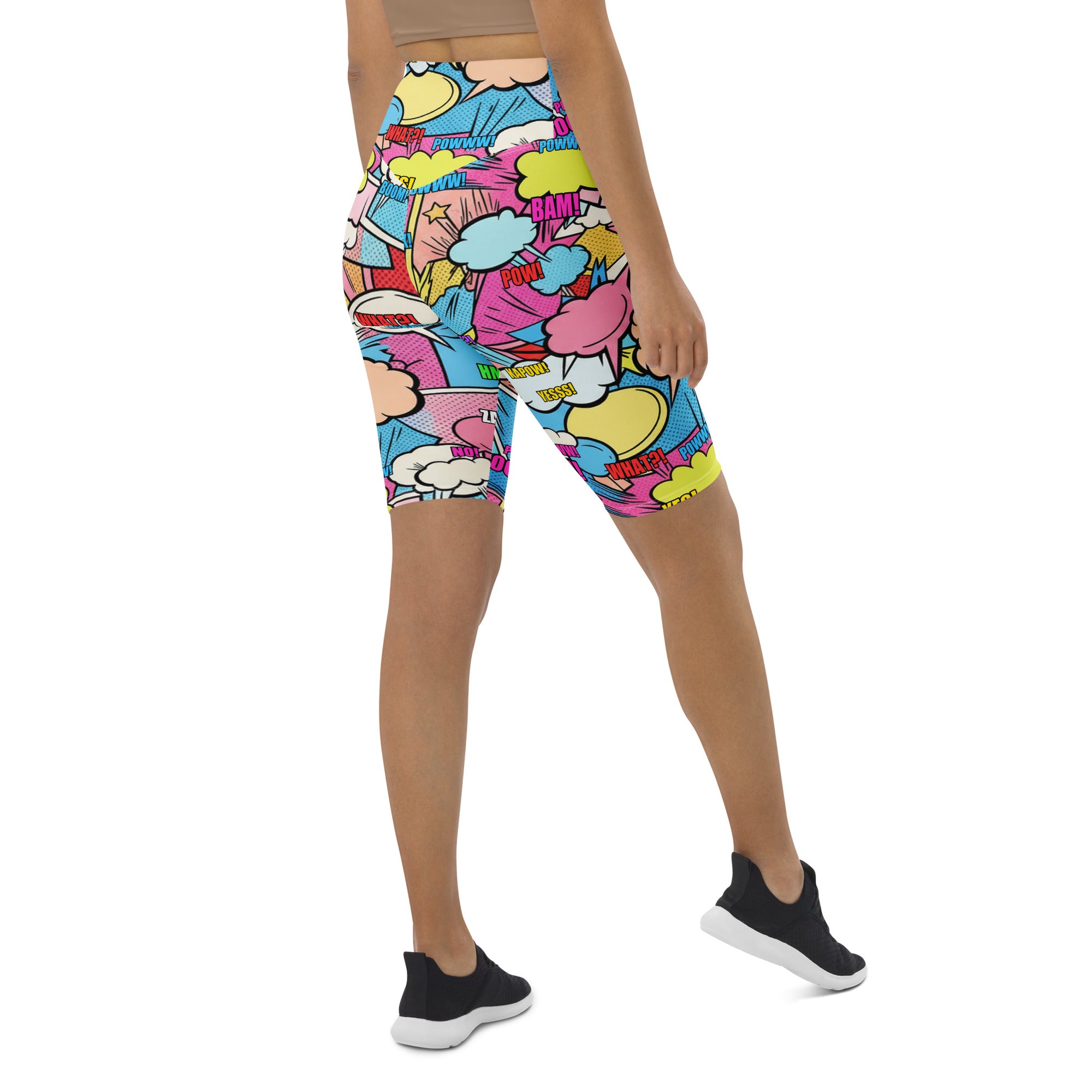 Comic Strip Kawaii Cute Bike Shorts | GearBunch