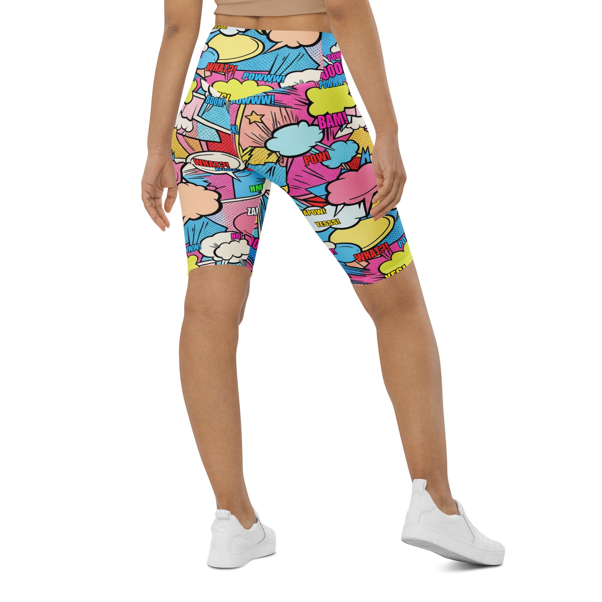 Comic Strip Kawaii Cute Bike Shorts | GearBunch