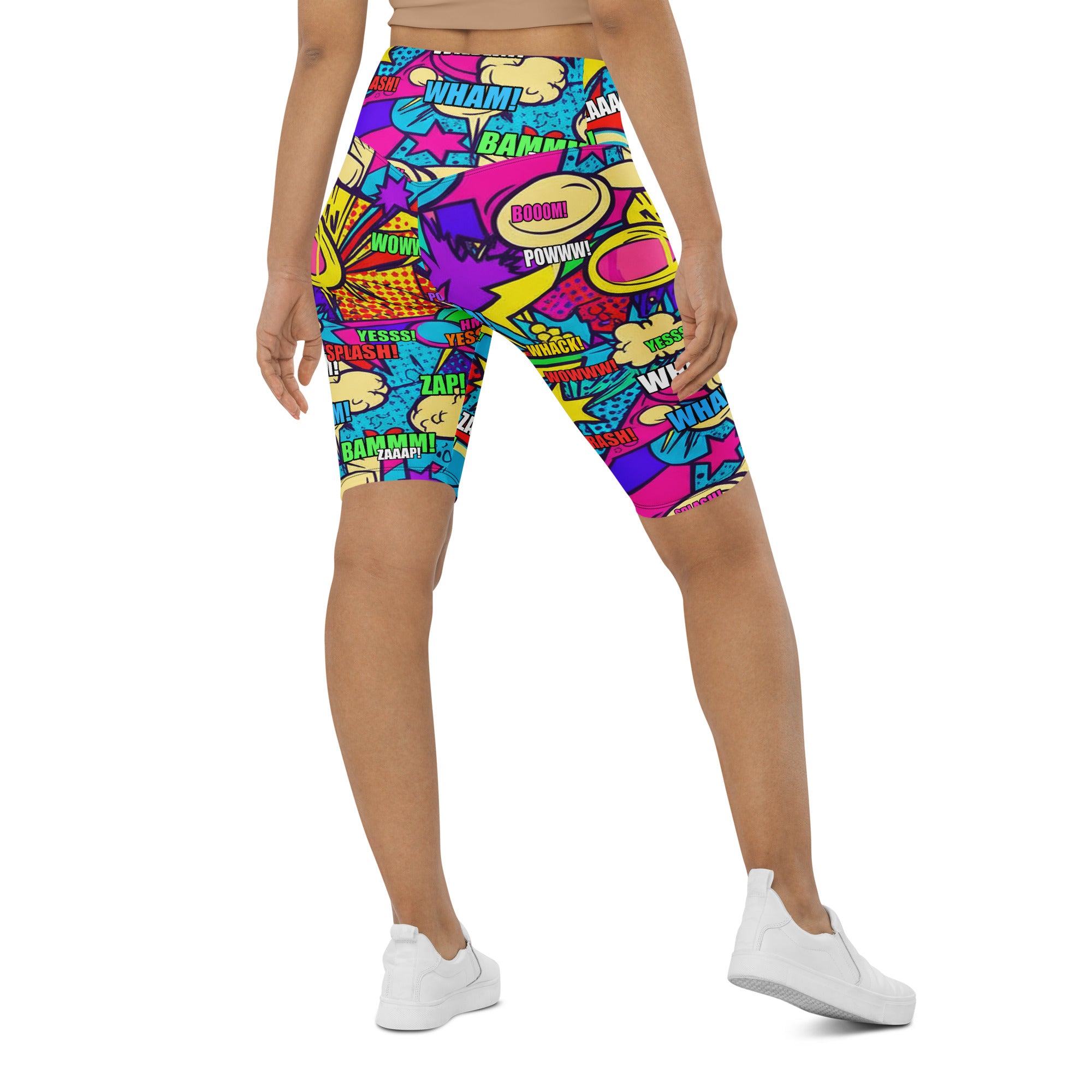 Comic Strip Pirate Adventure Bike Shorts | GearBunch