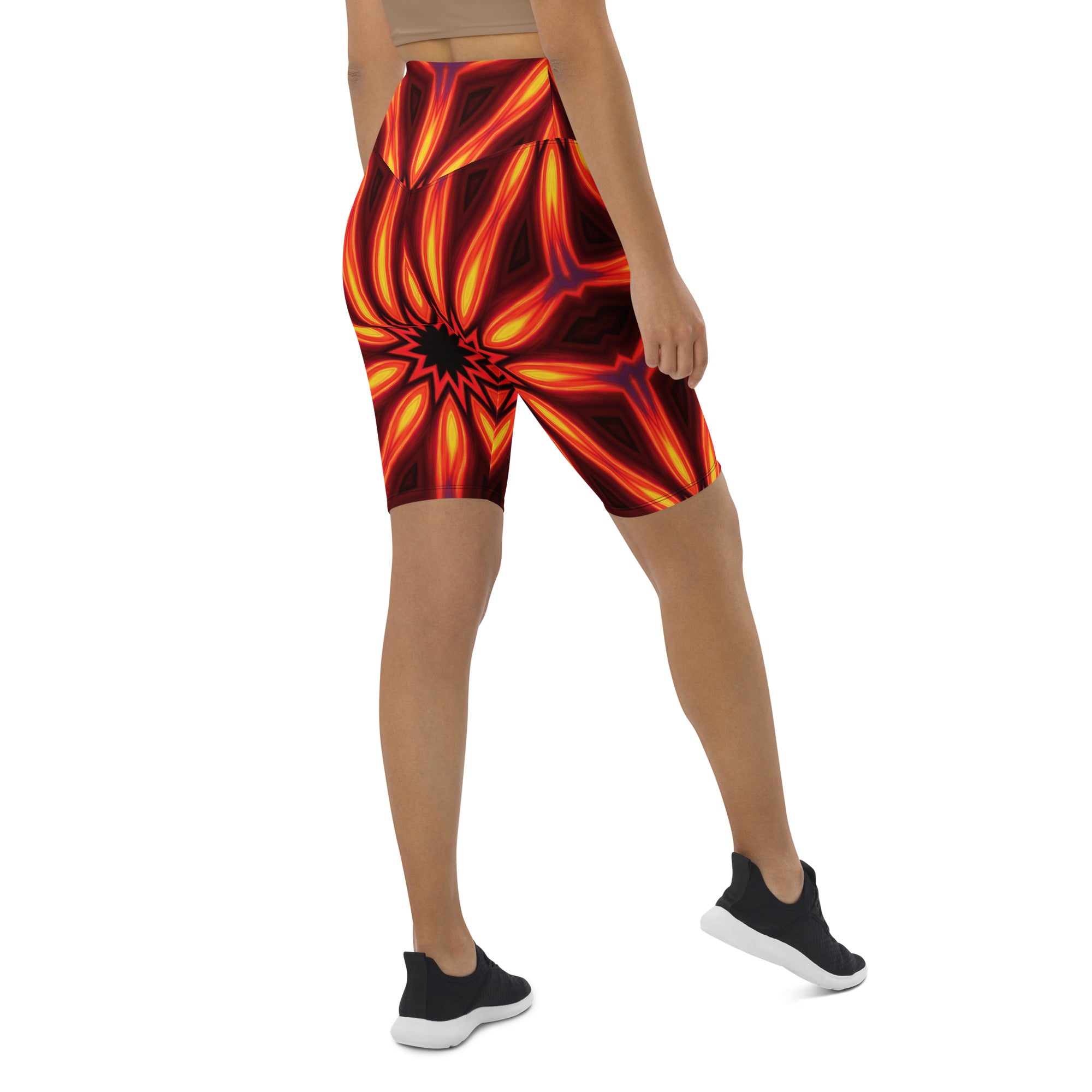 Psychedelic Infrared Bike Shorts | GearBunch