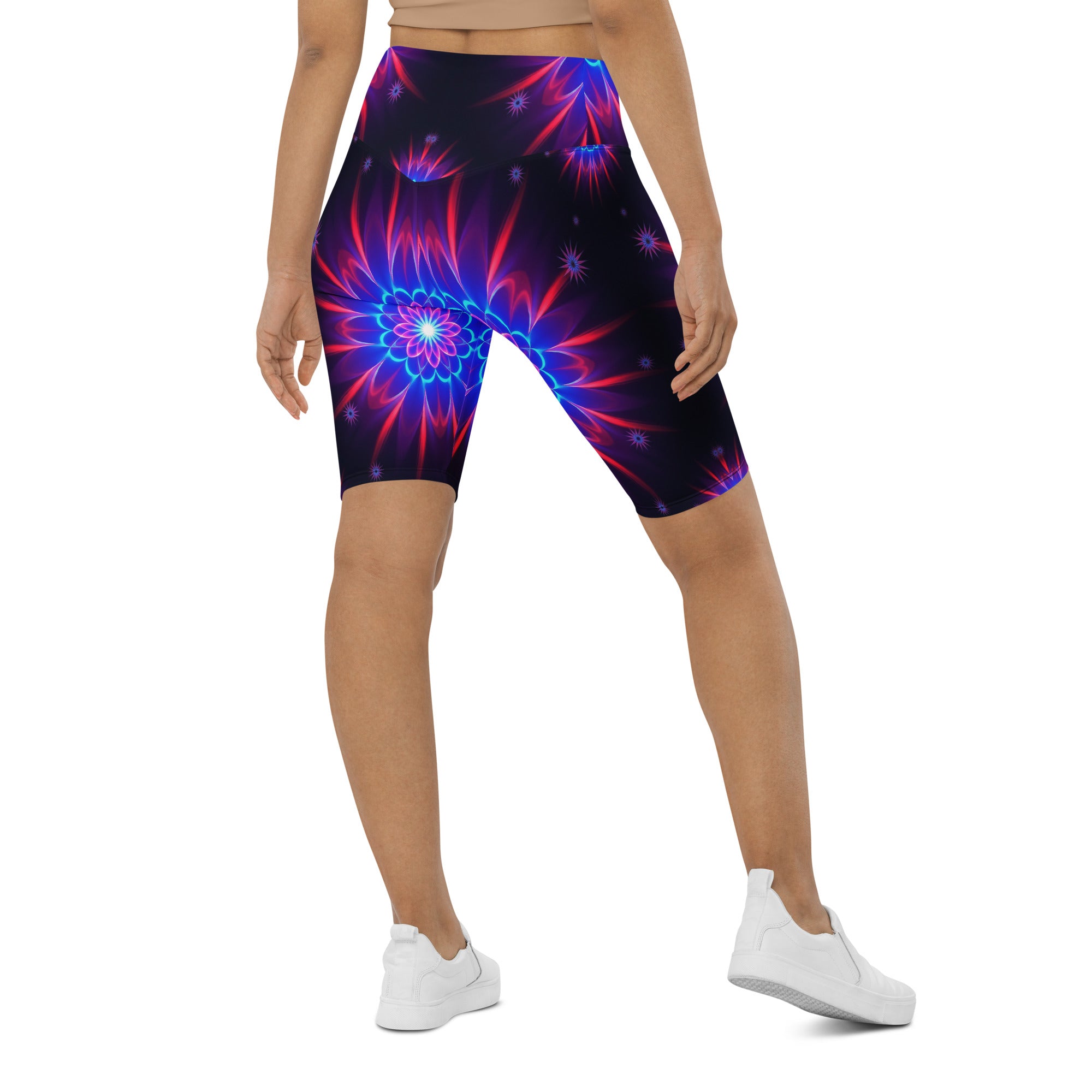Psychedelic Supernova Bike Shorts | GearBunch