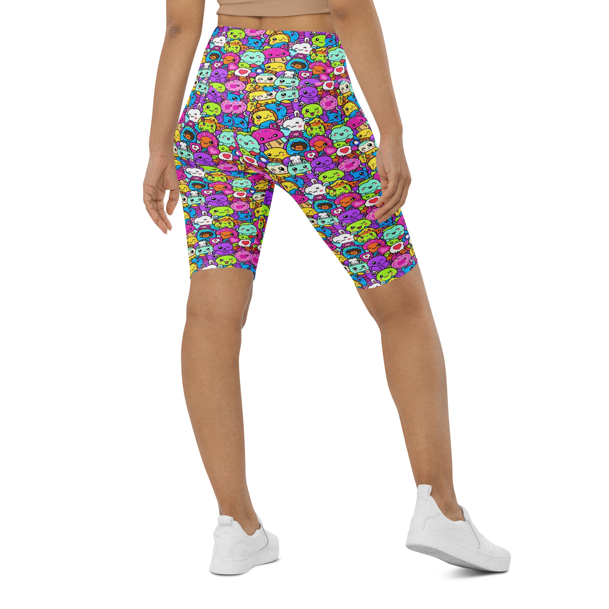 Kawaii Monster Pals Bike Shorts | GearBunch