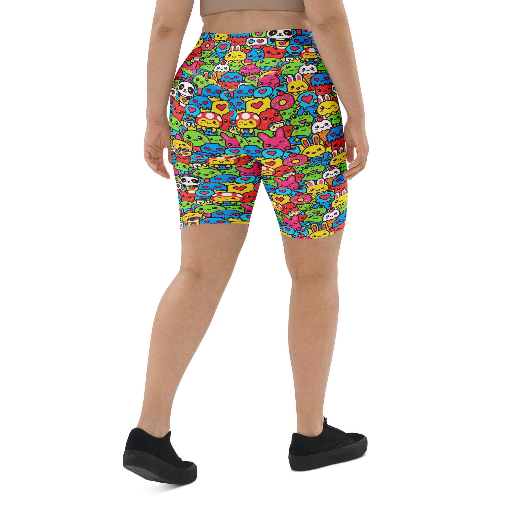 Kawaii Arcade Game Bike Shorts | GearBunch