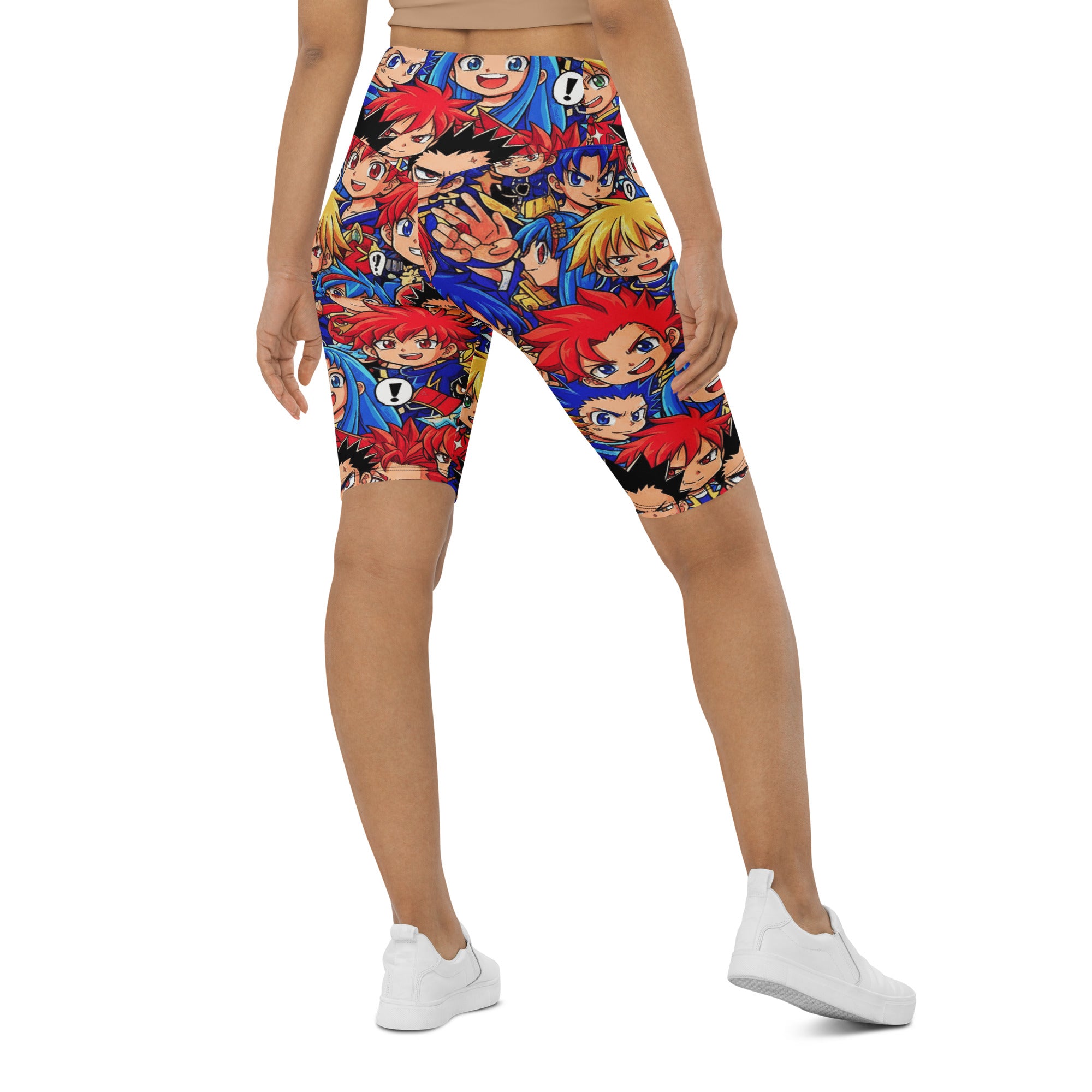 Anime Collage Street Fighter Bike Shorts | GearBunch