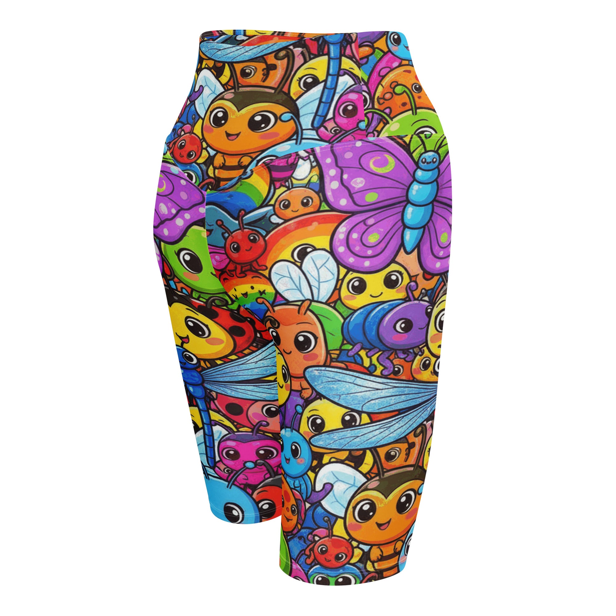 Vibrant Bug Life Bike Shorts | GearBunch