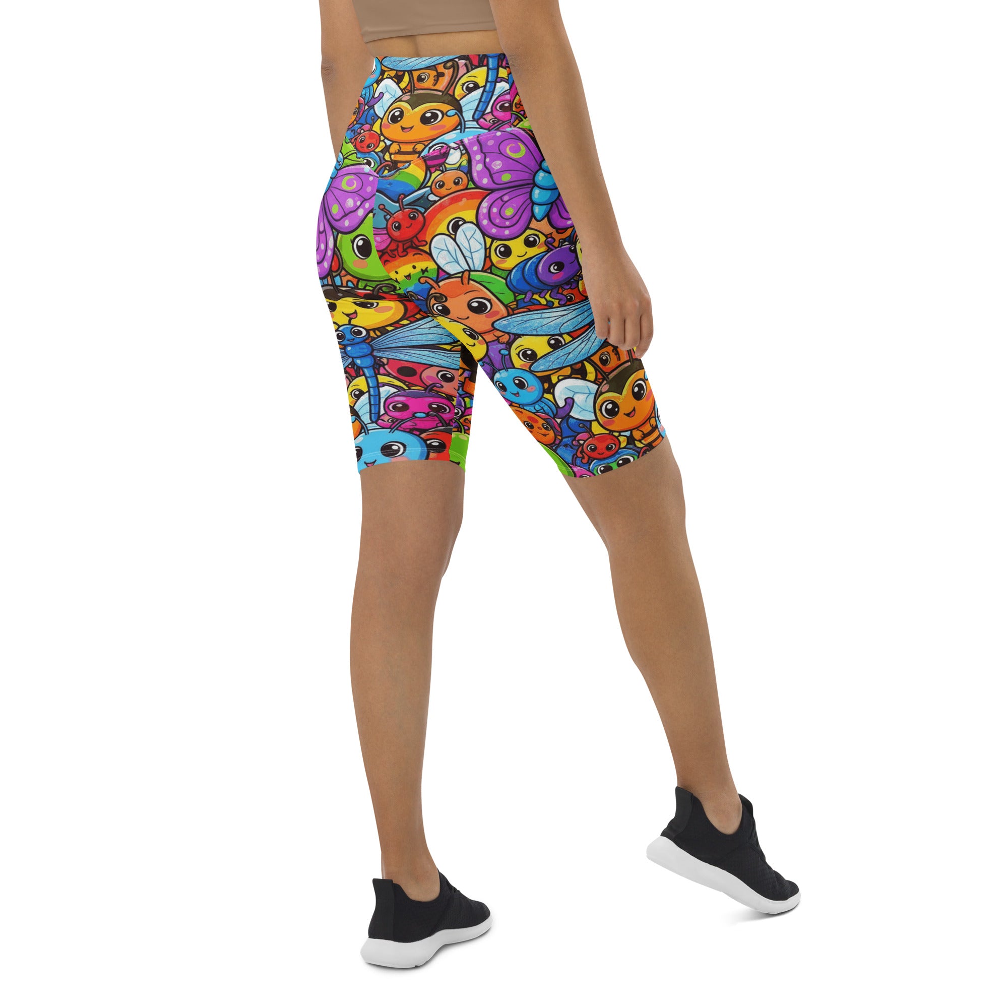 Vibrant Bug Life Bike Shorts | GearBunch