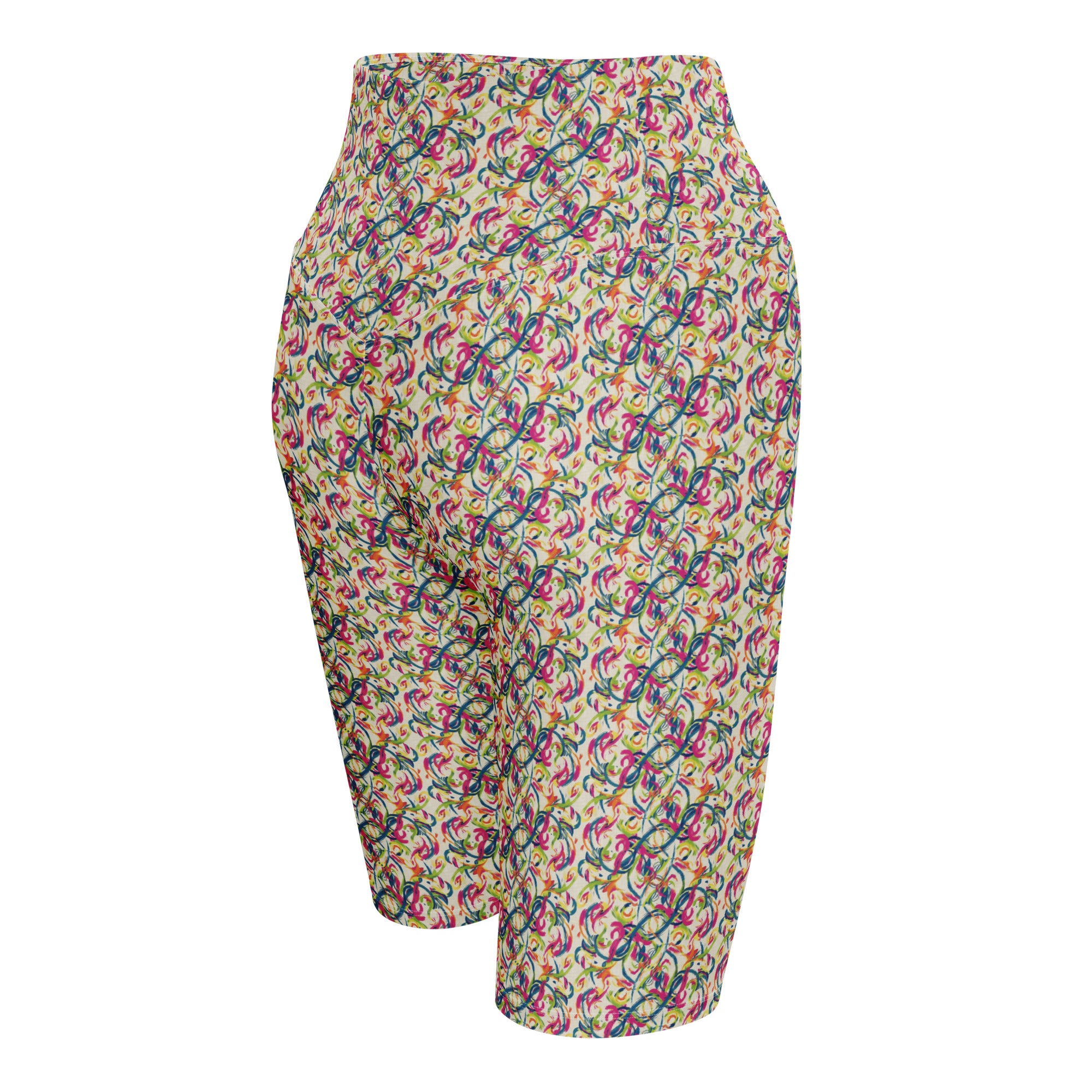 Ciao Bella Script Bike Shorts | GearBunch