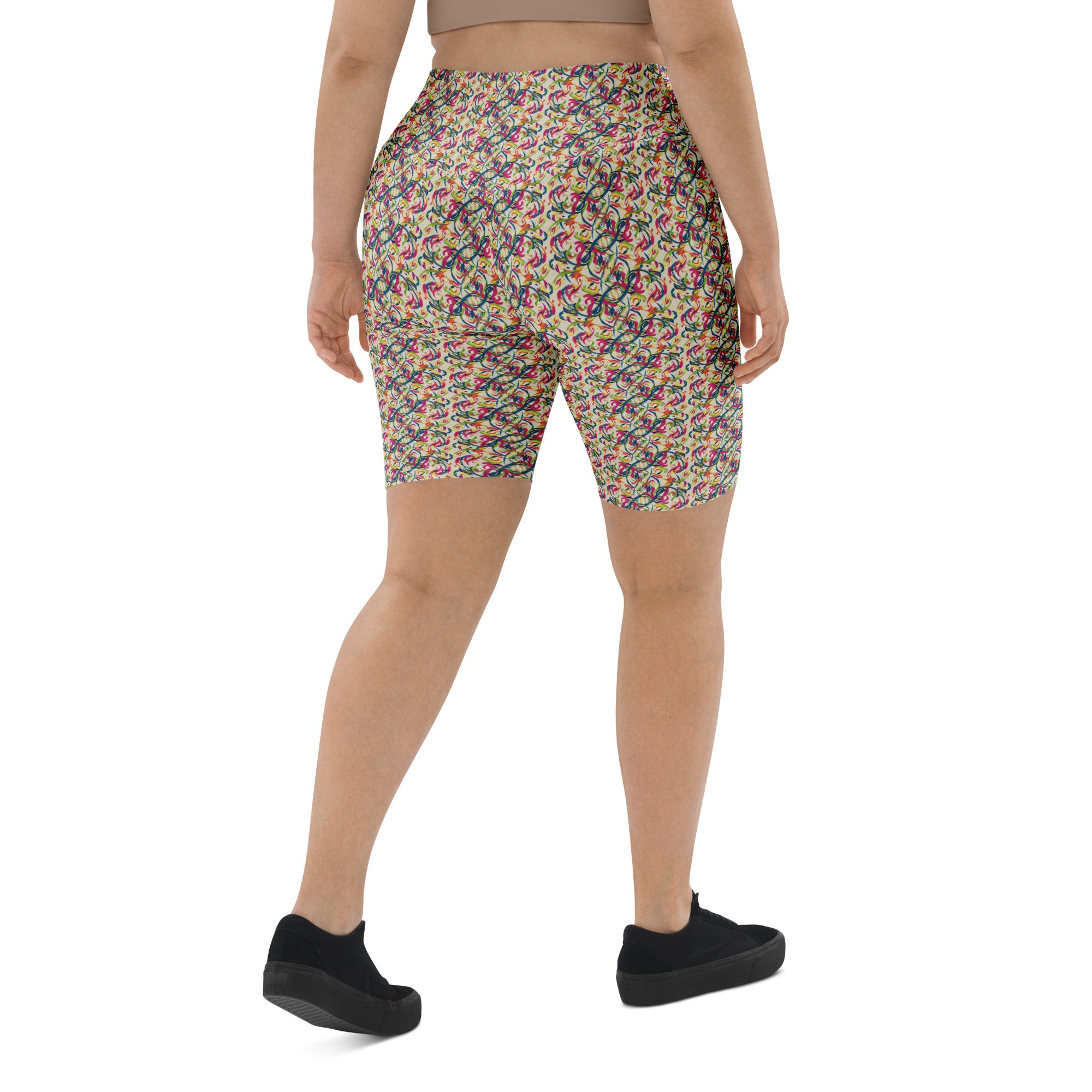 Ciao Bella Script Bike Shorts | GearBunch