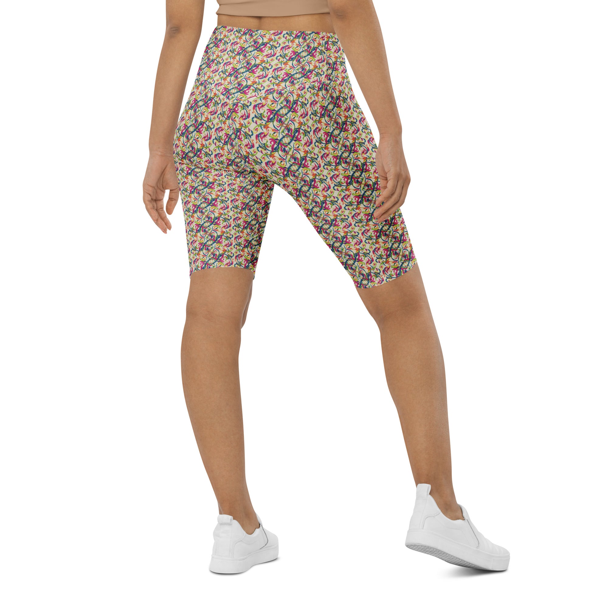 Ciao Bella Script Bike Shorts | GearBunch