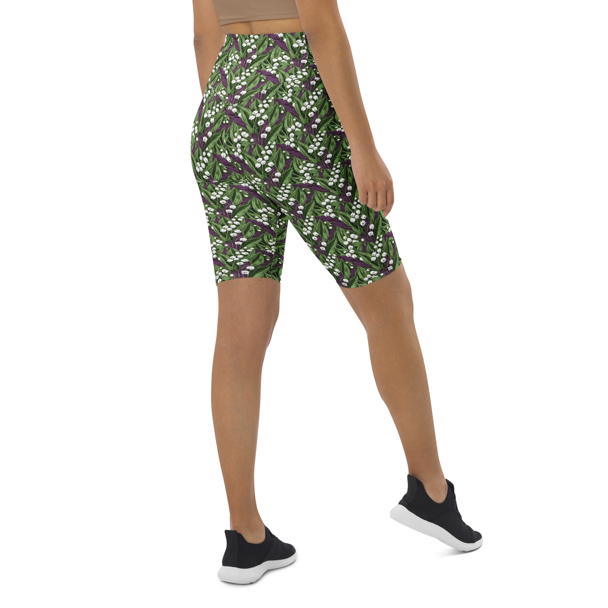 Lily of the Valley Bike Shorts | GearBunch