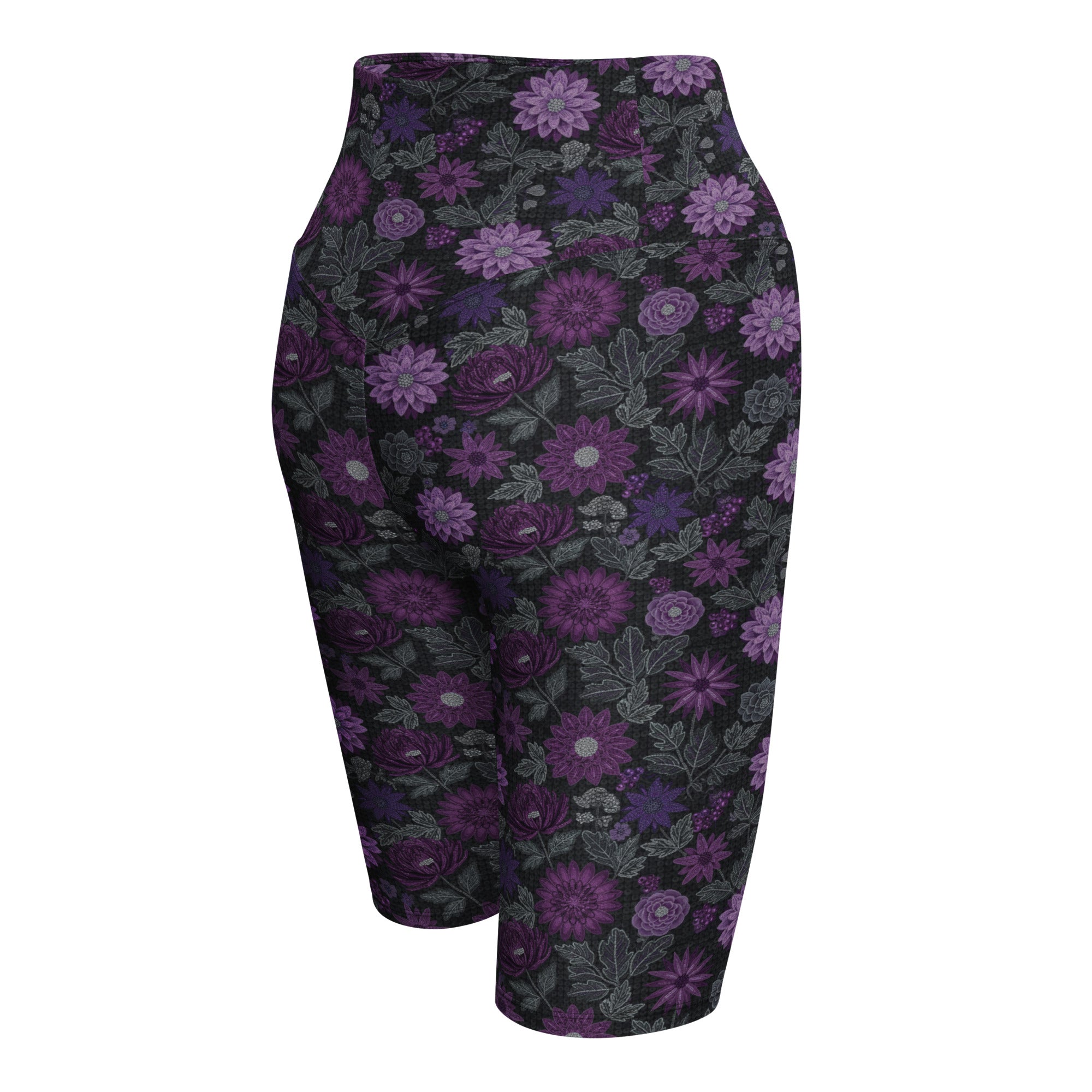 Jewel Paillette Orchid Bike Shorts | GearBunch