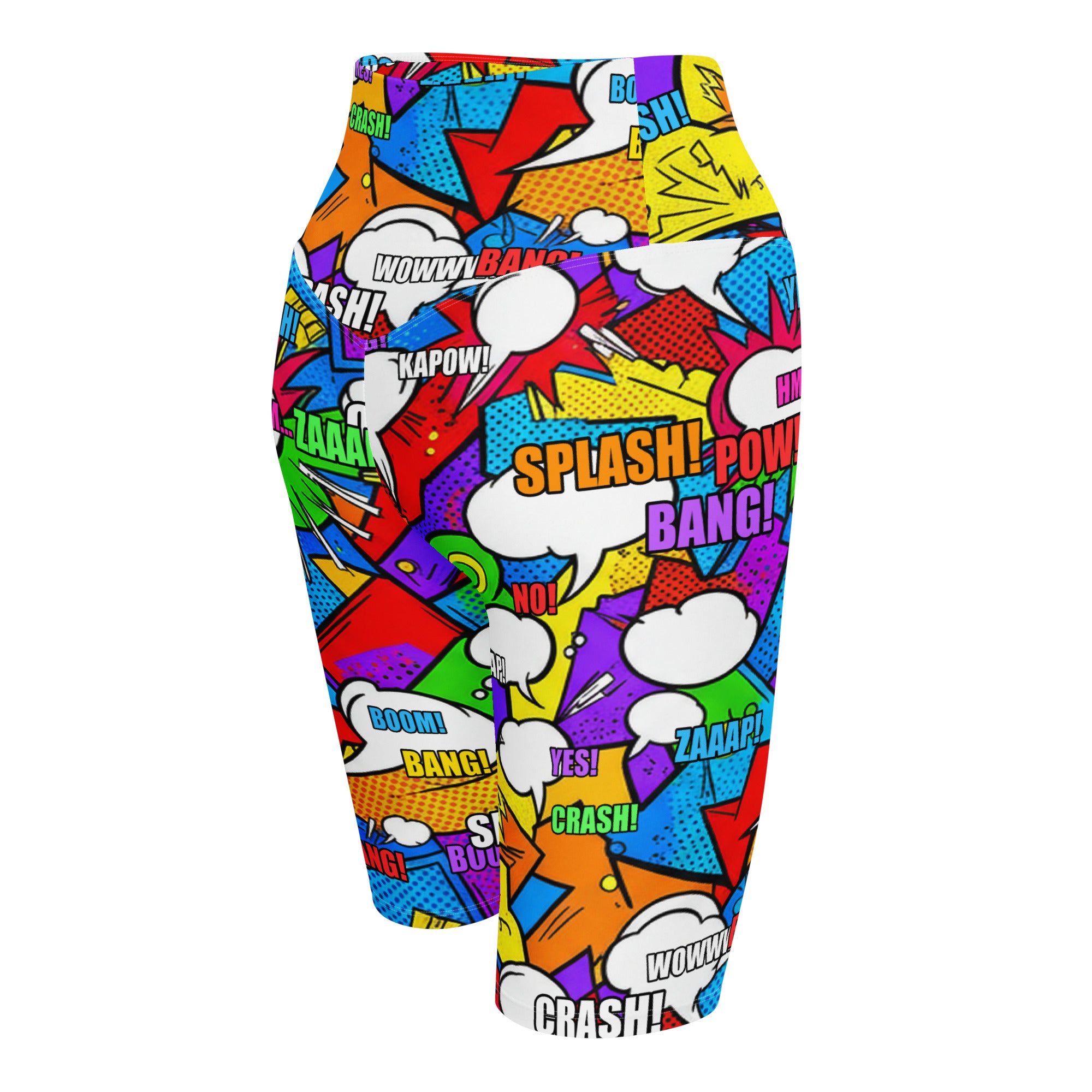 Comic Strip Classic Hero Bike Shorts | GearBunch