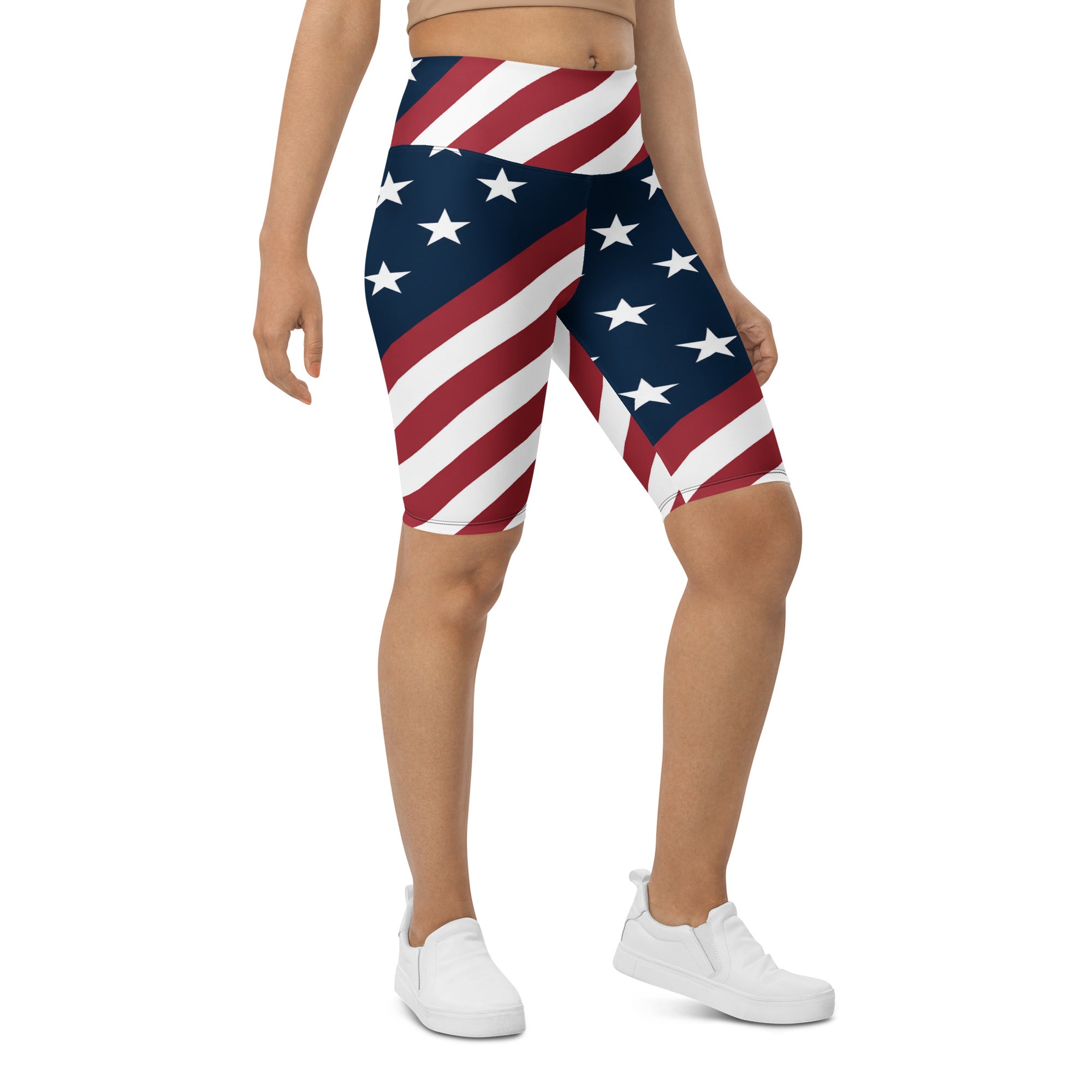American Stars Diagonal Bike Shorts | GearBunch