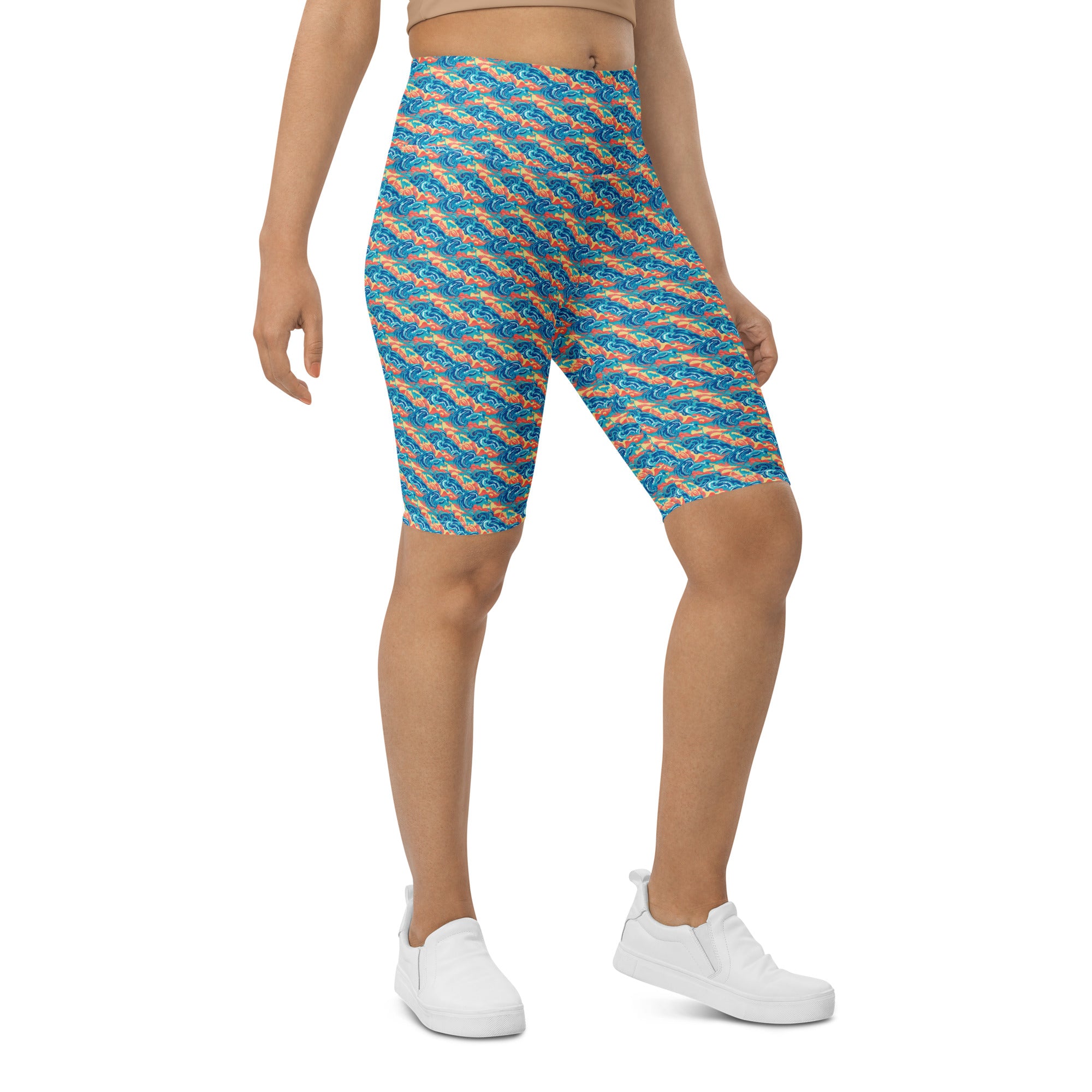 Coastal Vacation Landscape Bike Shorts | GearBunch