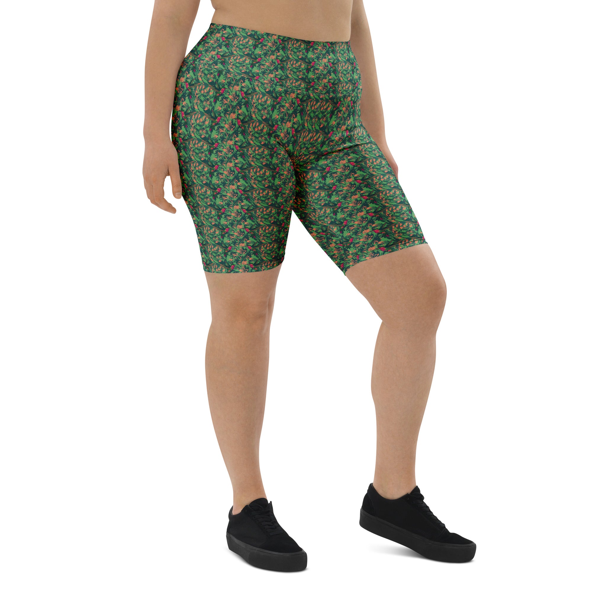Ruby-throated Hummingbird Bike Shorts | GearBunch