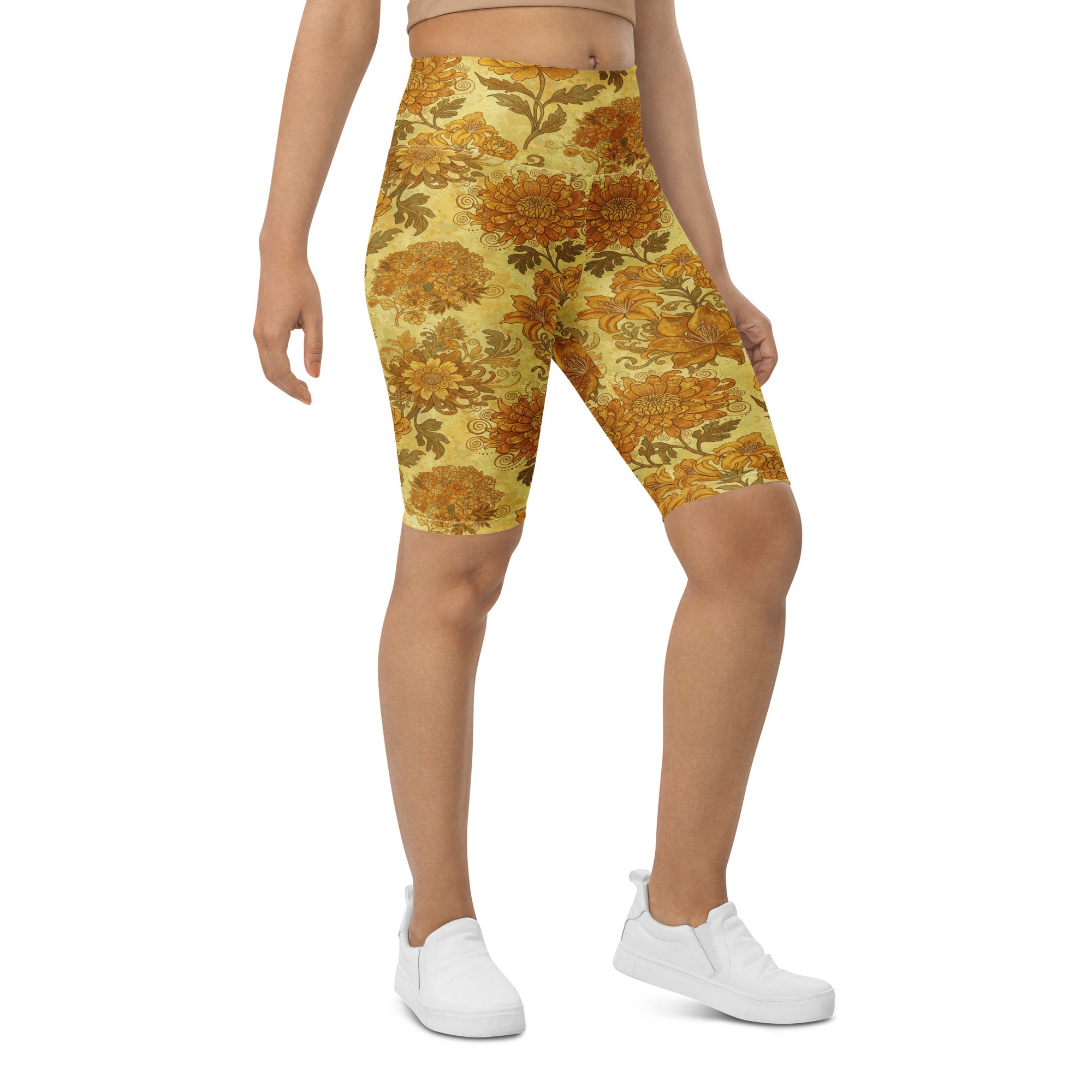 Gustav Klimt Garden Bike Shorts | GearBunch