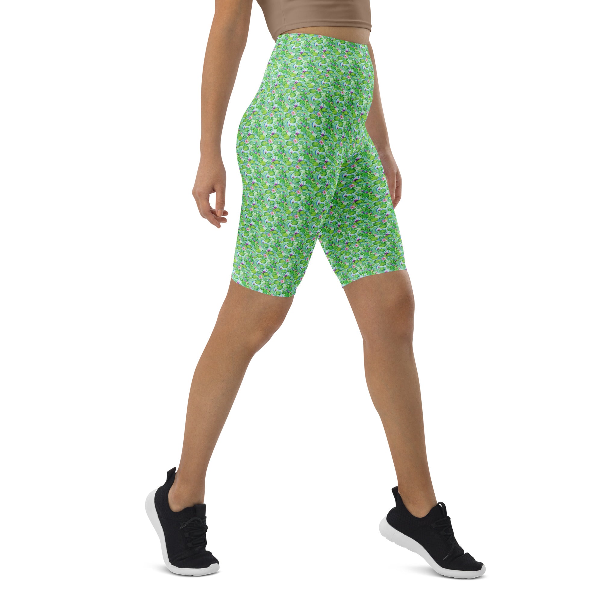 Claude Monet Water Lilies Bike Shorts | GearBunch