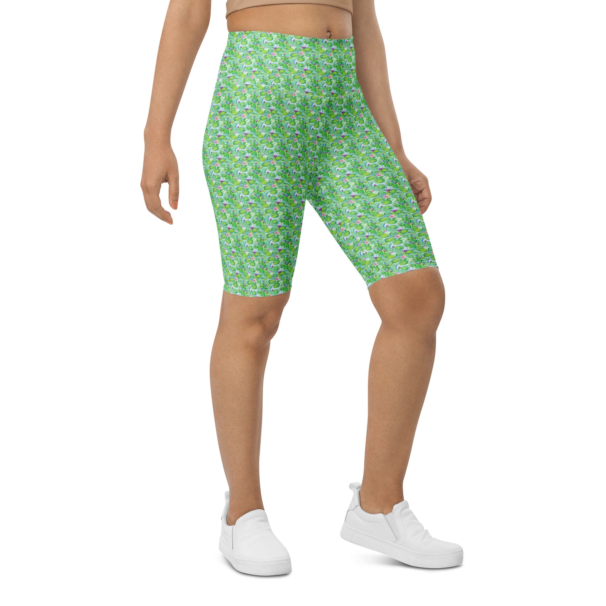 Claude Monet Water Lilies Bike Shorts | GearBunch