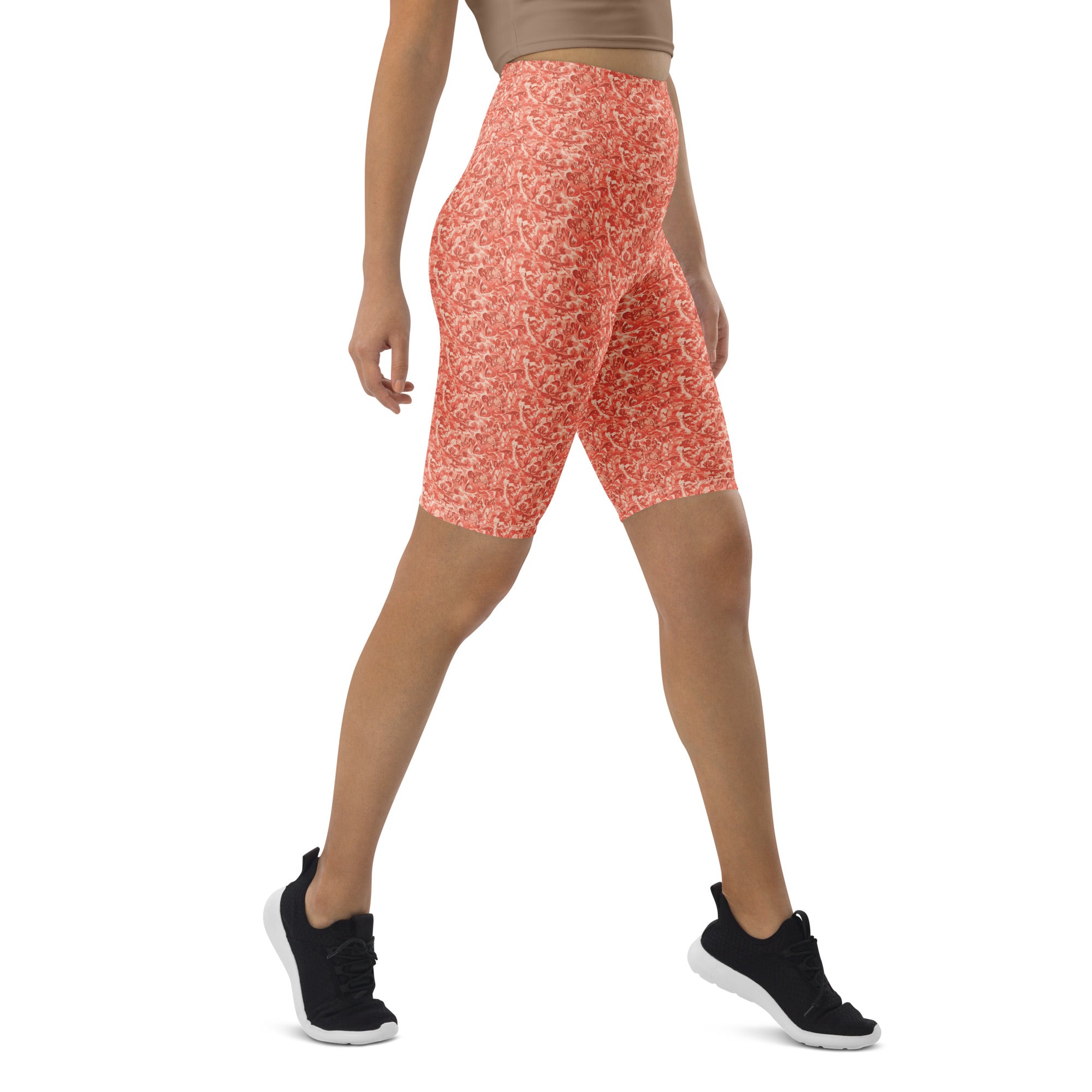 Distorted Cowboy Landscape Bike Shorts | GearBunch