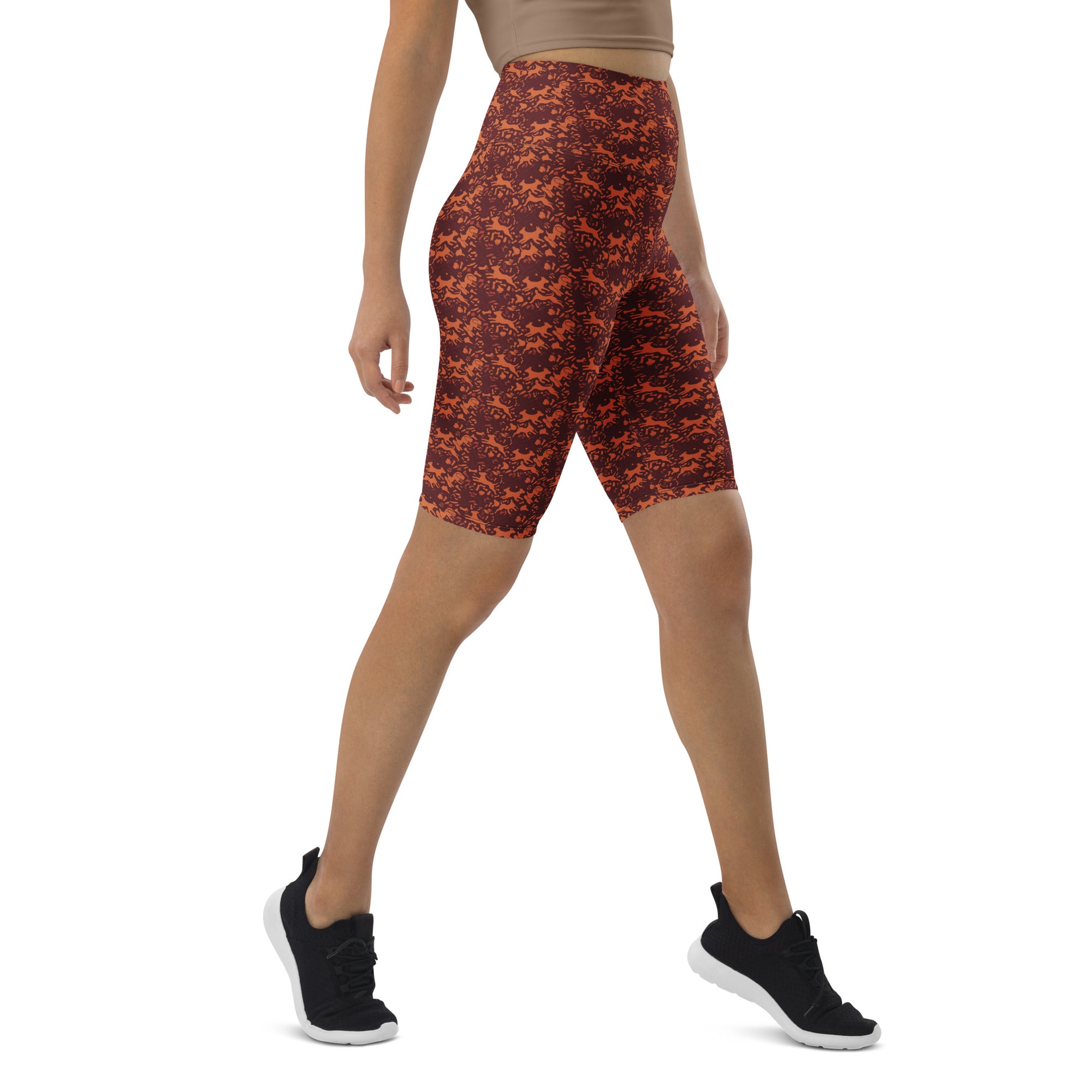 Minimal Fetch Art Bike Shorts | GearBunch