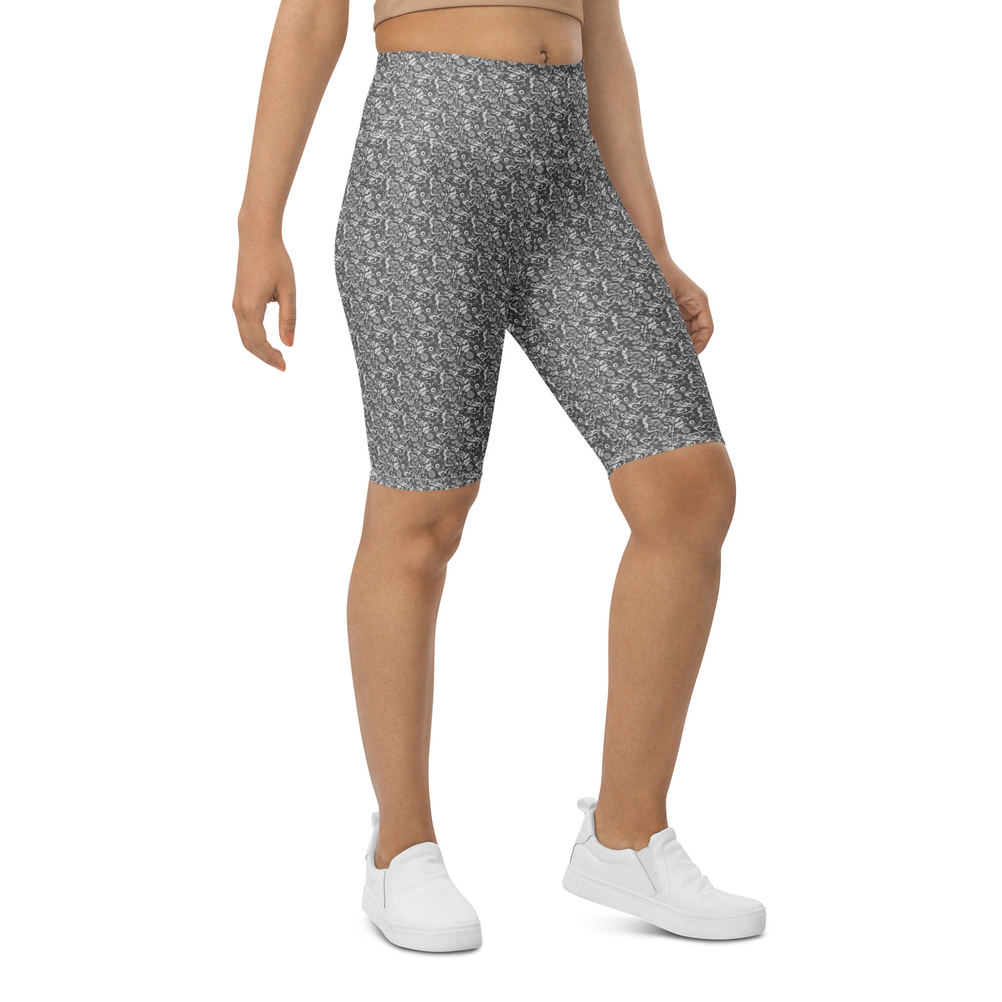 Psalm Abstract Bike Shorts | GearBunch